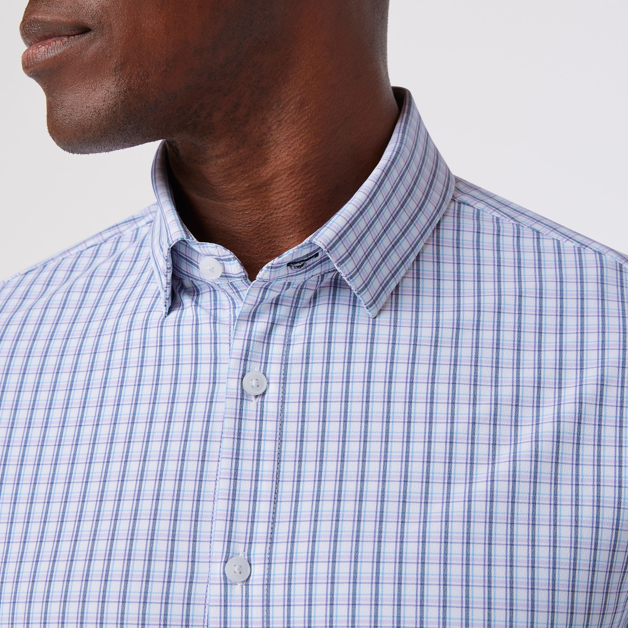 Leeward Dress Shirt - Lilac Madison Check