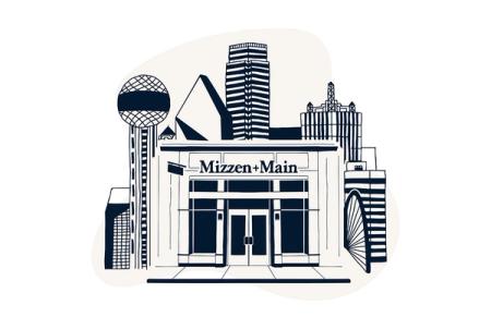 Mizzen and Main storefront.