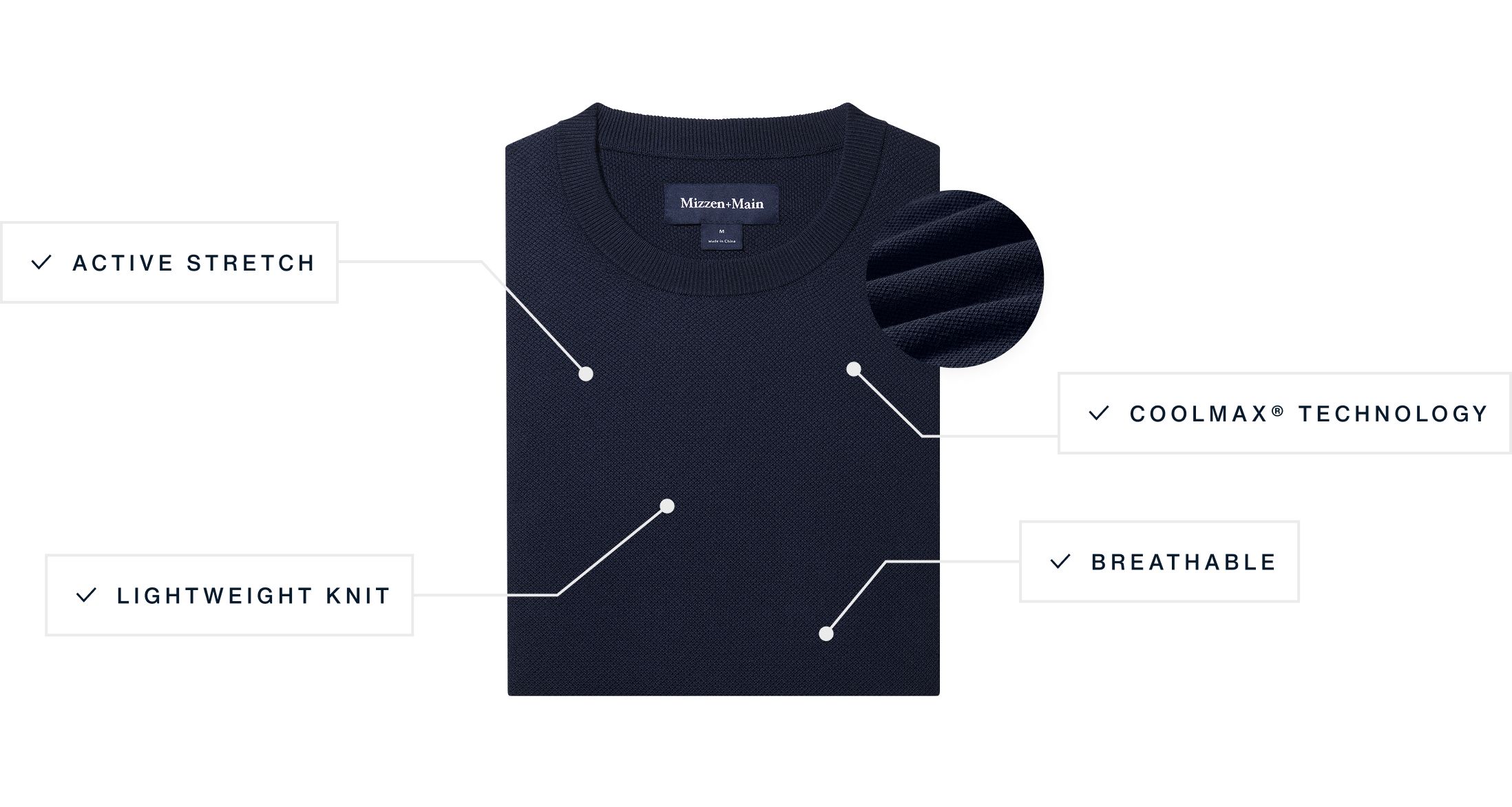 A flat lay of our Ashe The Ashe Crewneck highlighting its features.