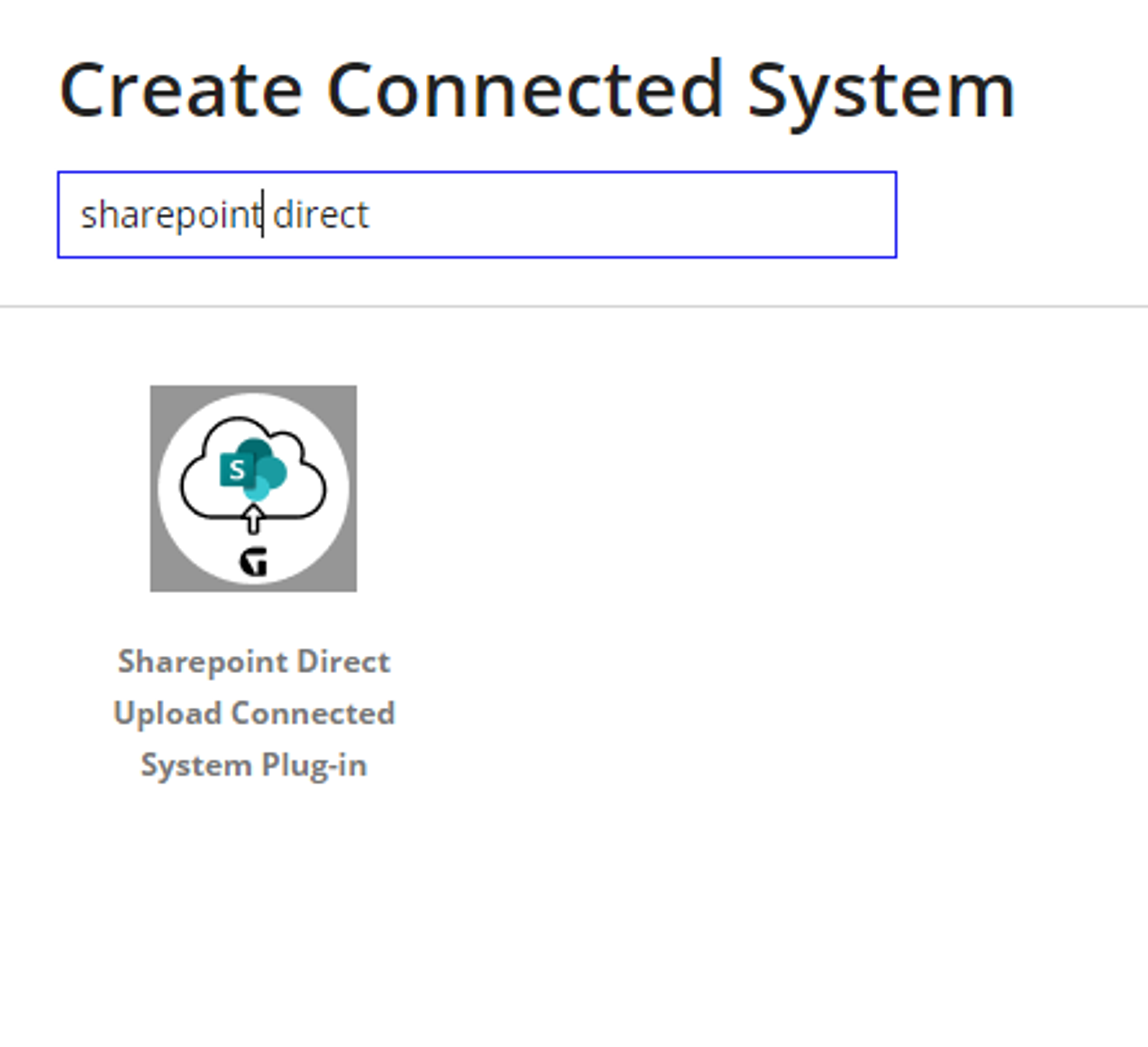 Groundswell Connected System - Sharepoint Direct Upload screenshot 1