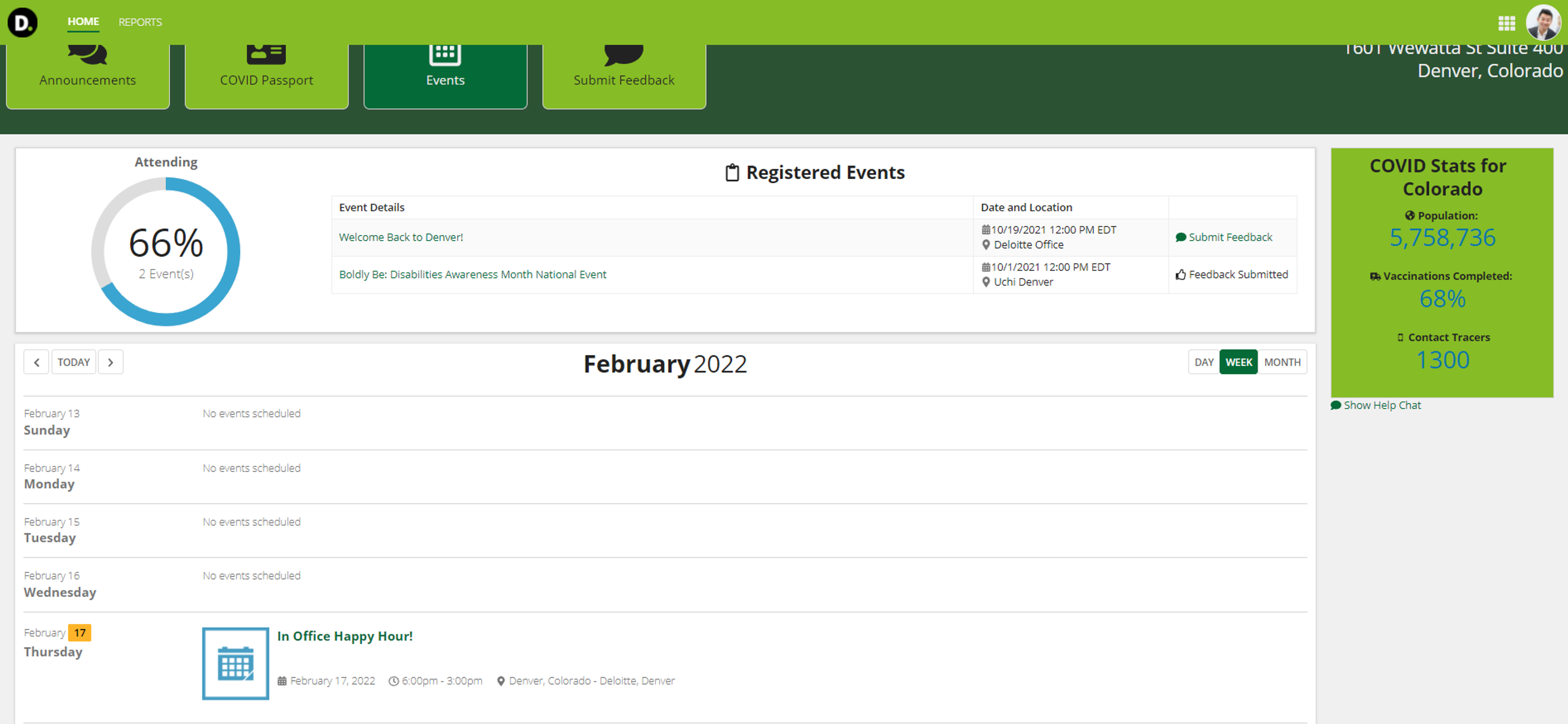 Workforce Immersion Application screenshot 1