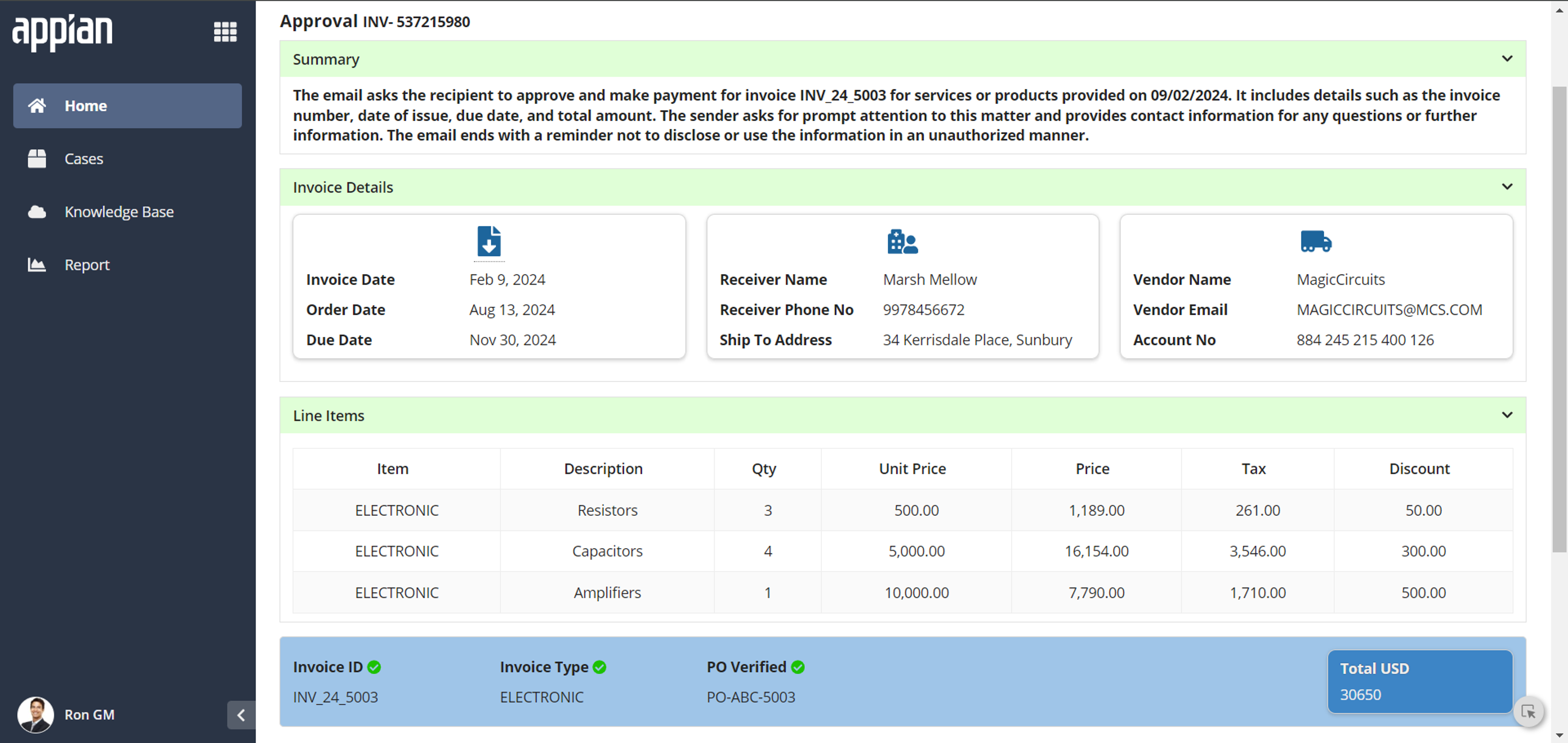 XPrs Invoicing screenshot 2