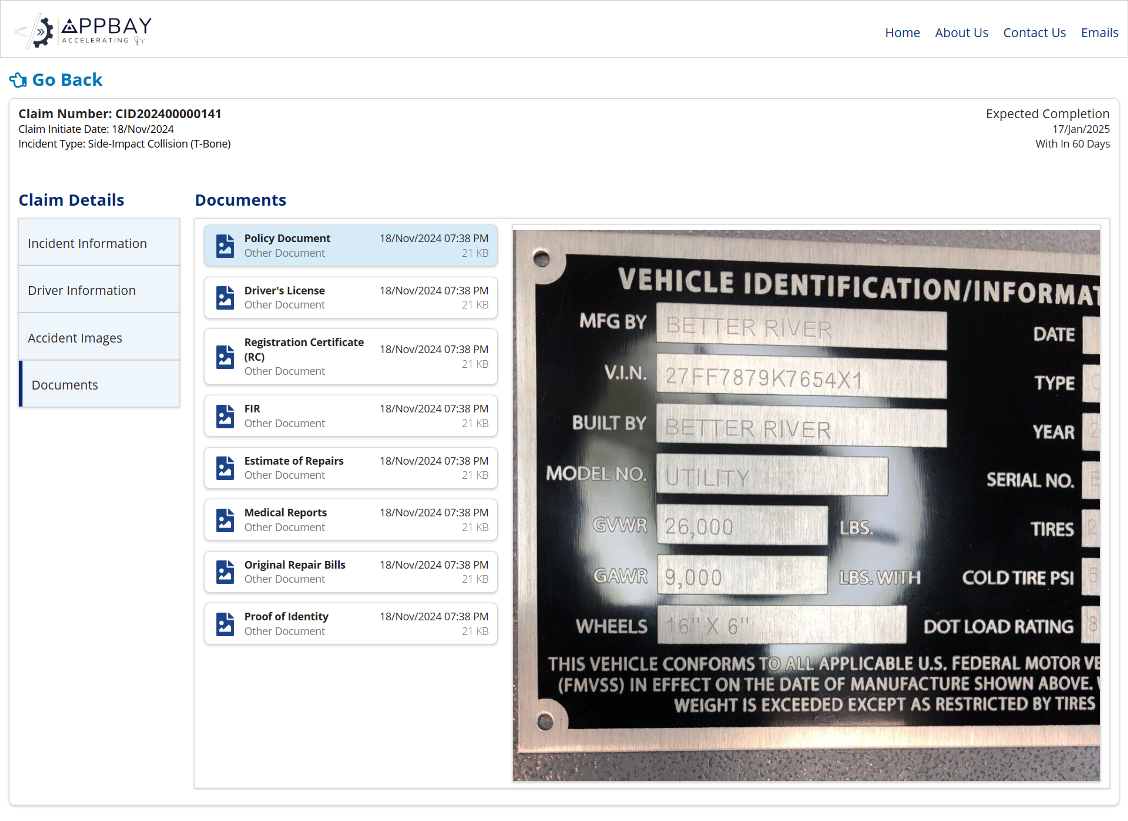 Appbay ClaimBot AI - The Smart Claims Assistant screenshot 5