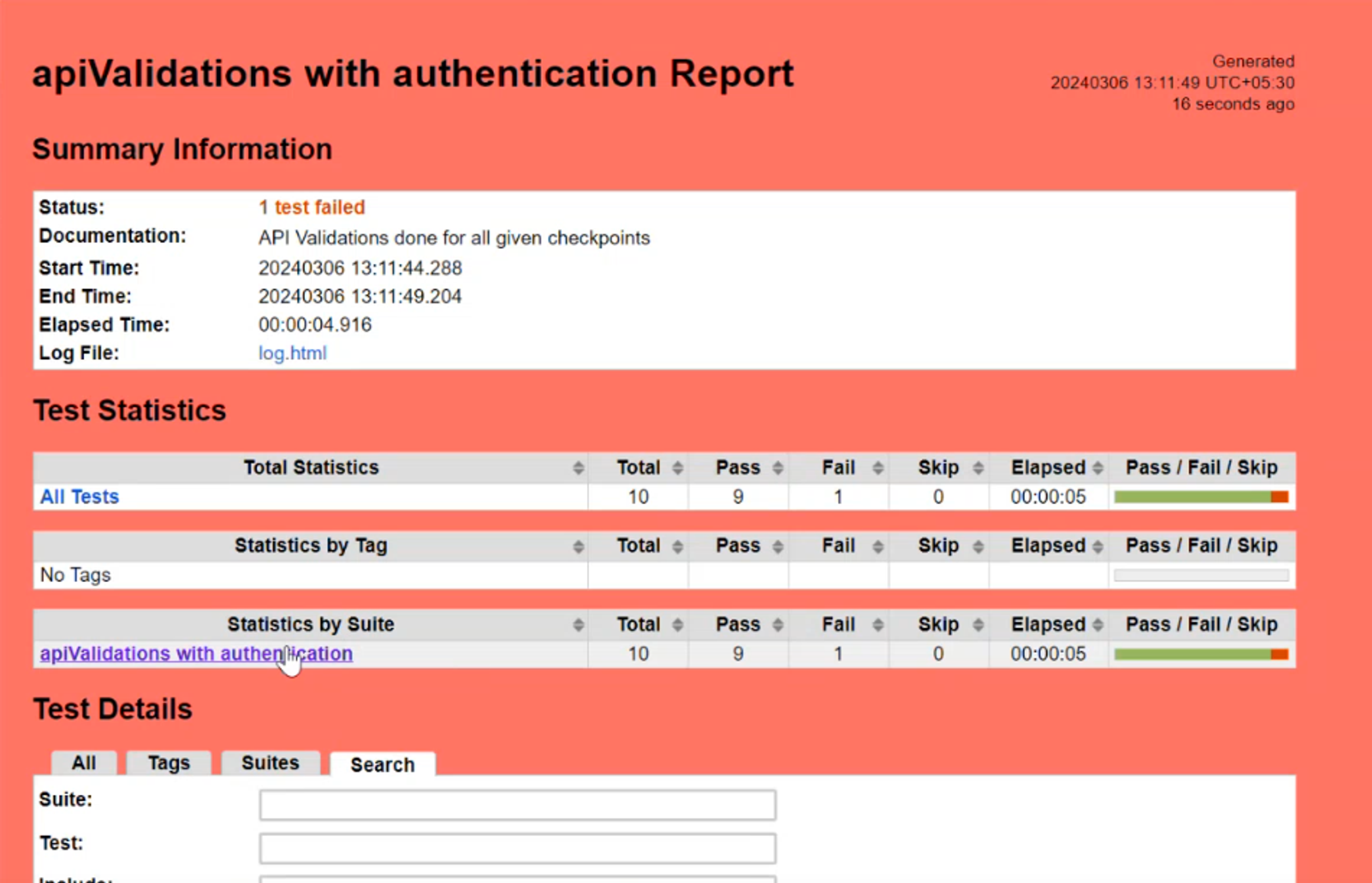 Maantic API Auto Test Commander screenshot 2