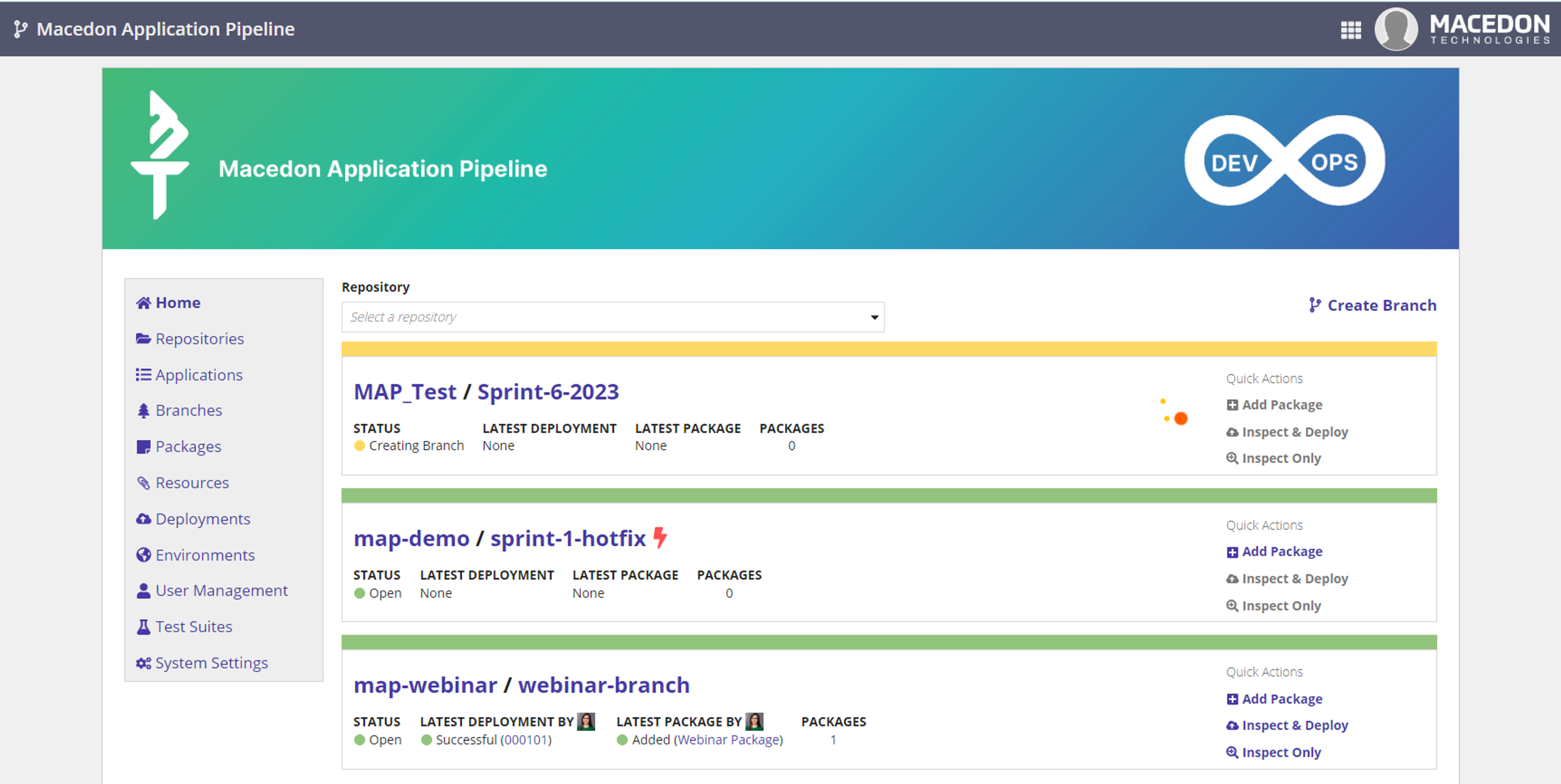 MAP - Macedon Application Pipeline screenshot 1