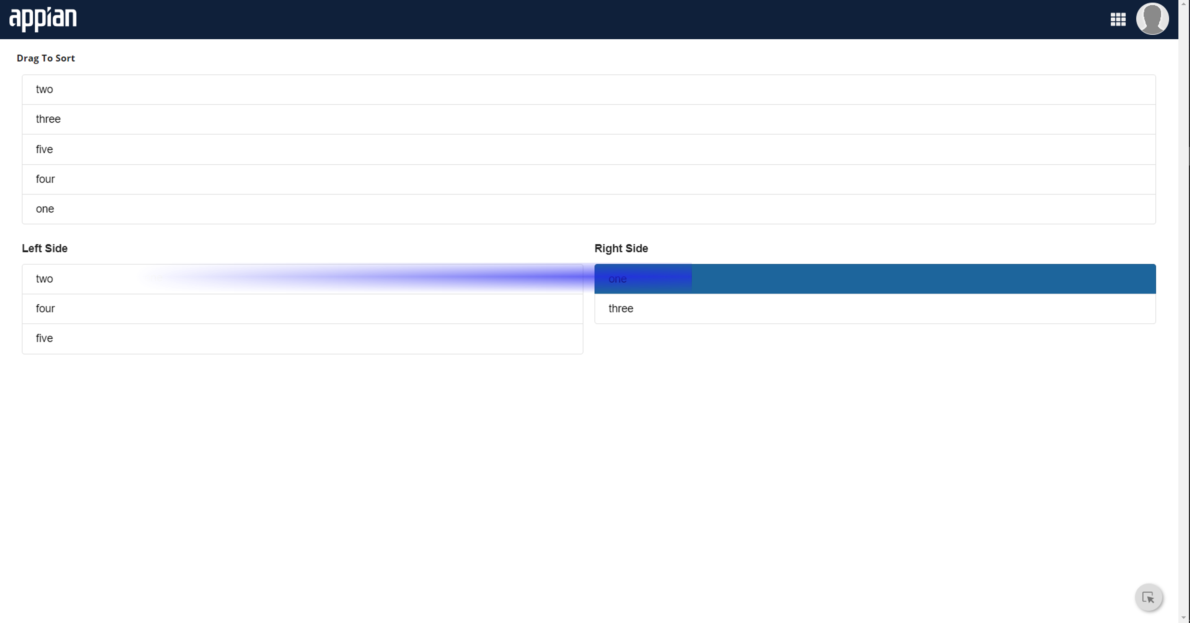 Drag Sort screenshot 1