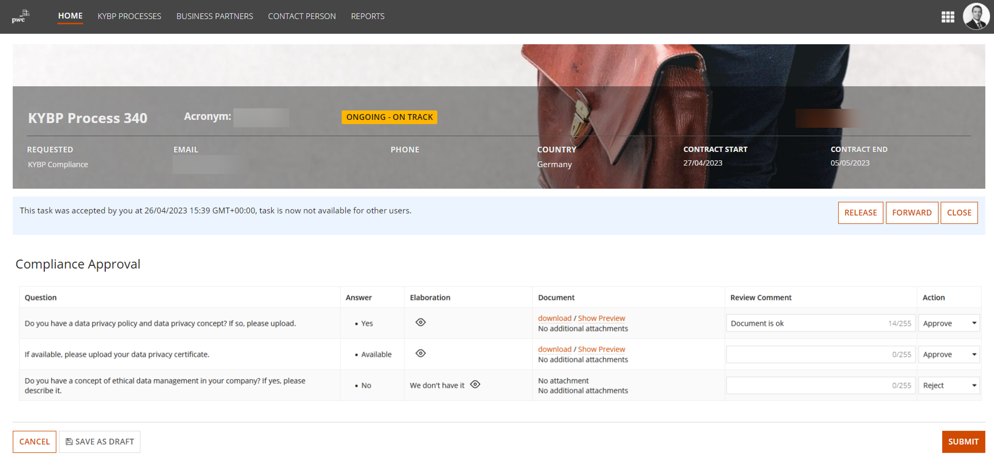 Know Your Business Partner Platform (KYBP) screenshot 6
