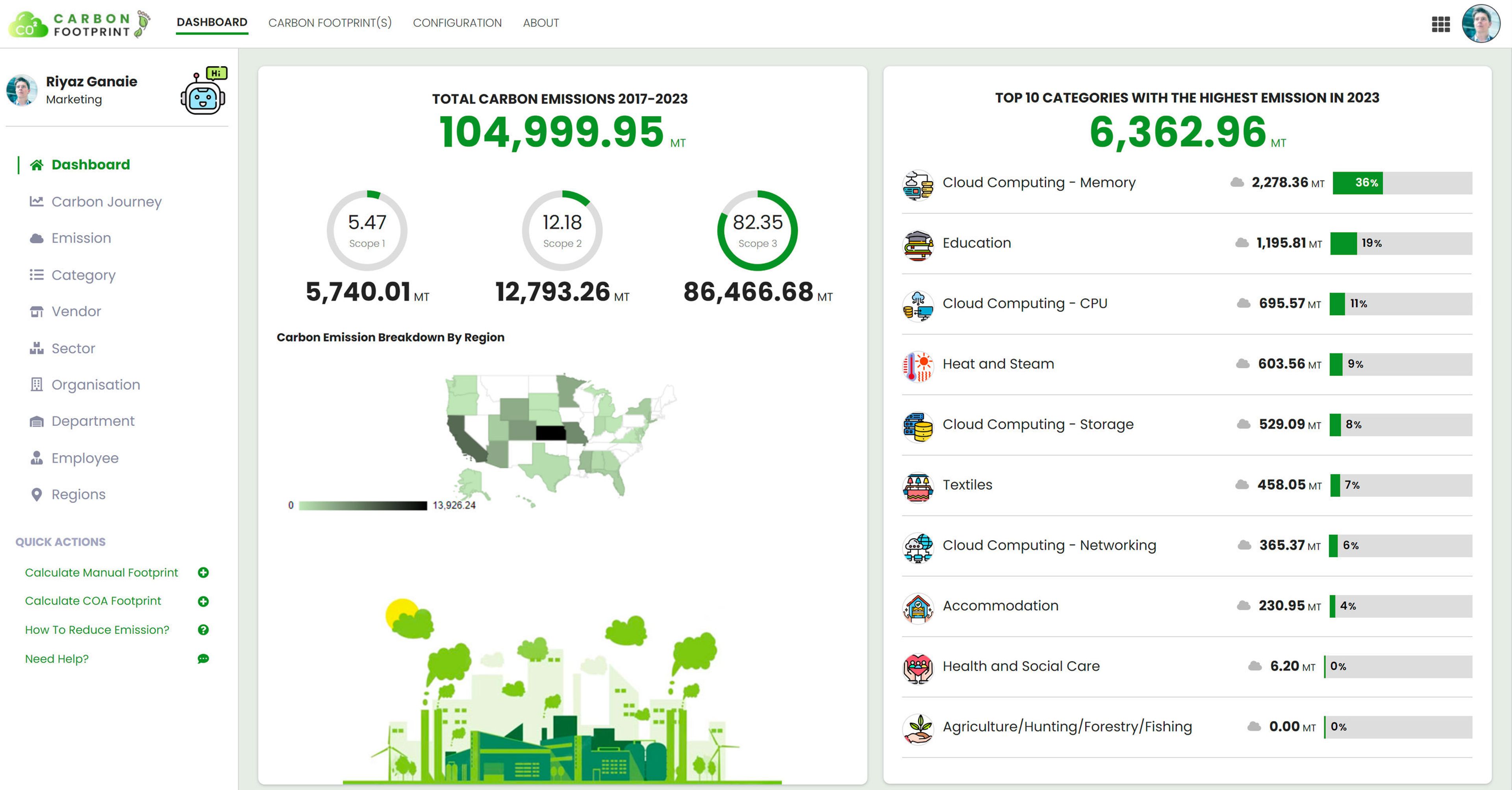 ESG Carbon Footprint screenshot 1