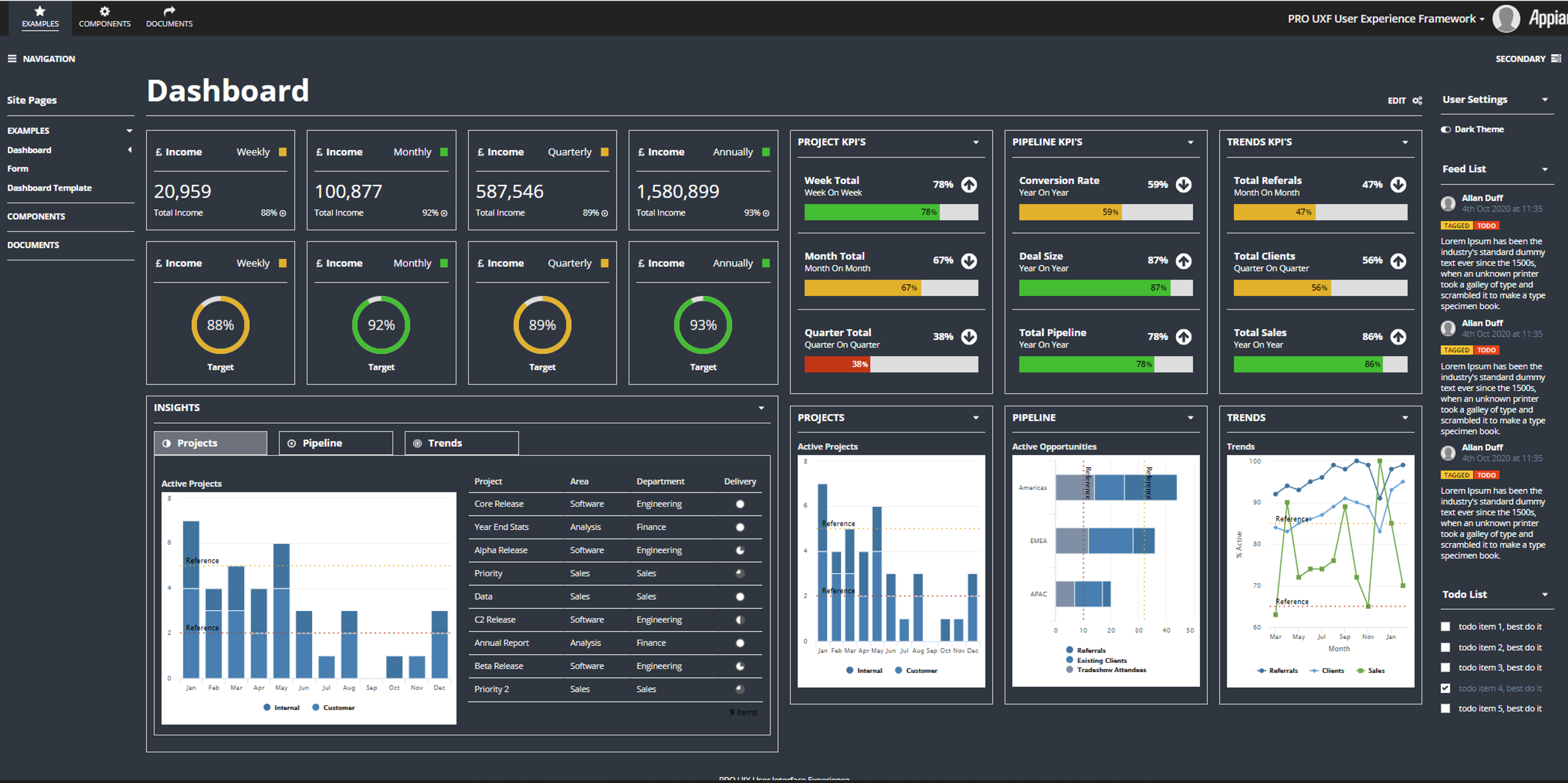 User Experience Framework screenshot 1