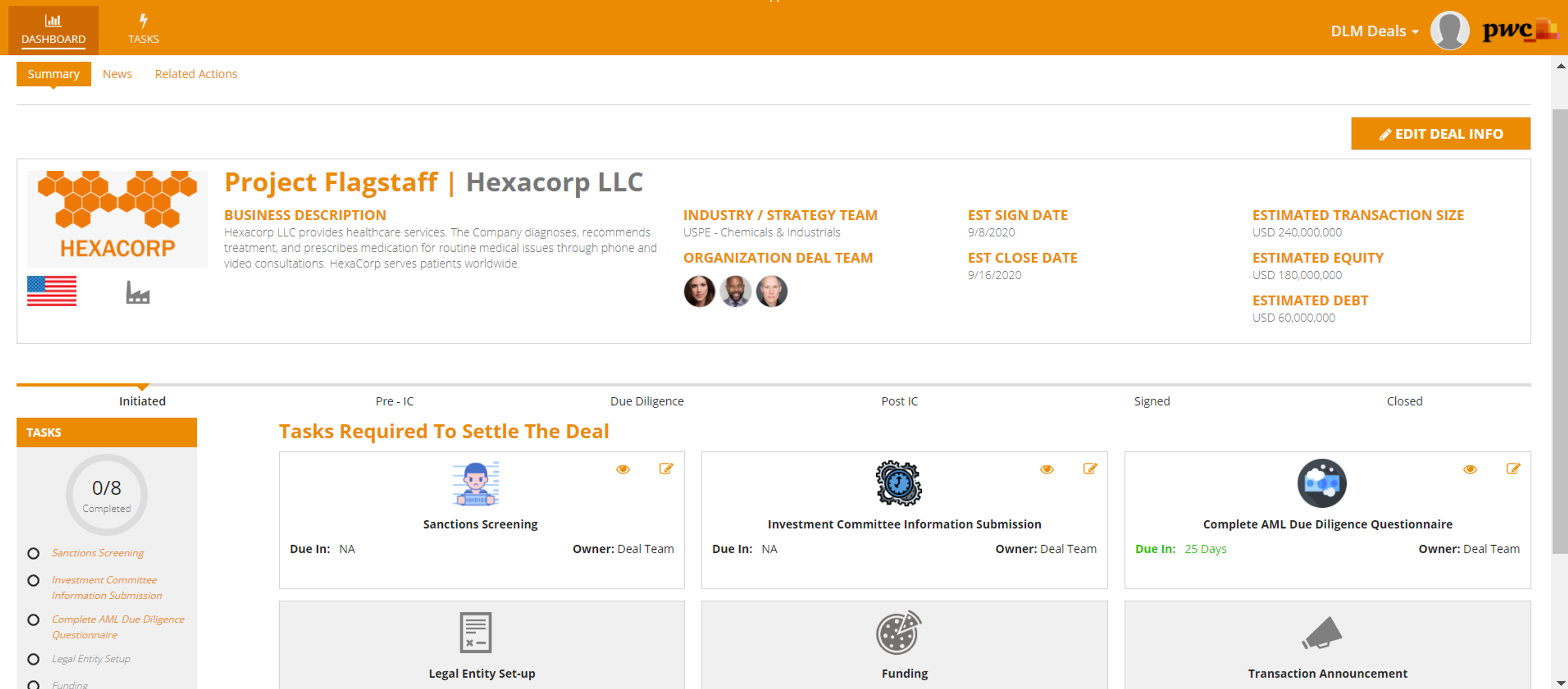 Deal Settlement screenshot 3