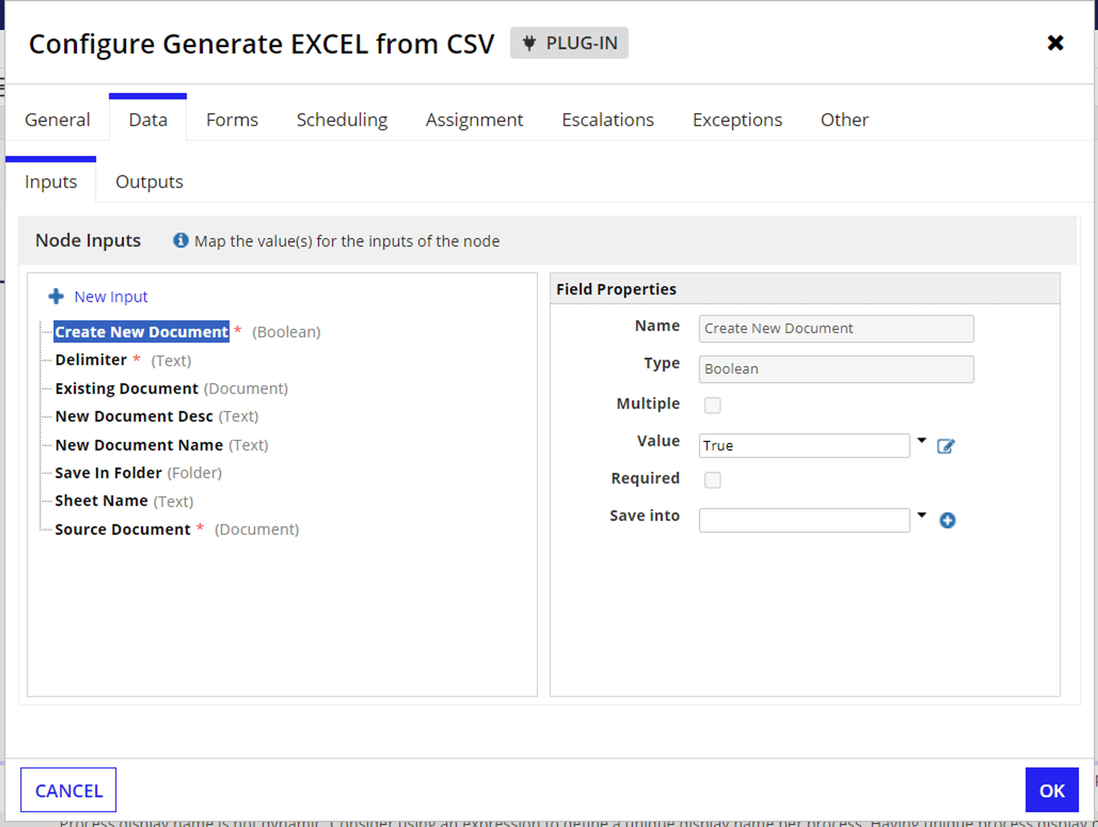 CSV to EXCEL screenshot 2
