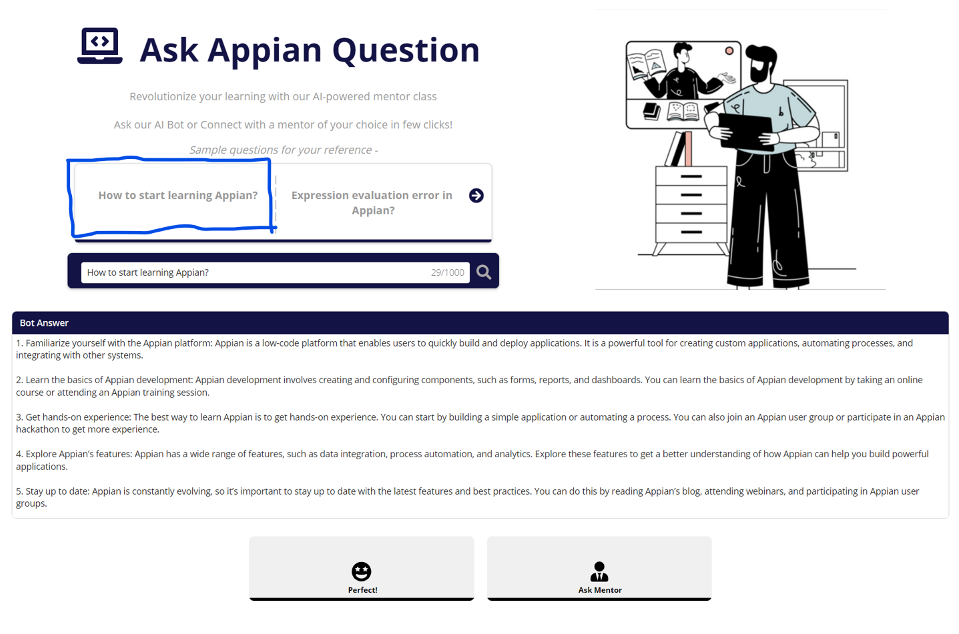 Smart Appian Technical Support and Training System screenshot 2