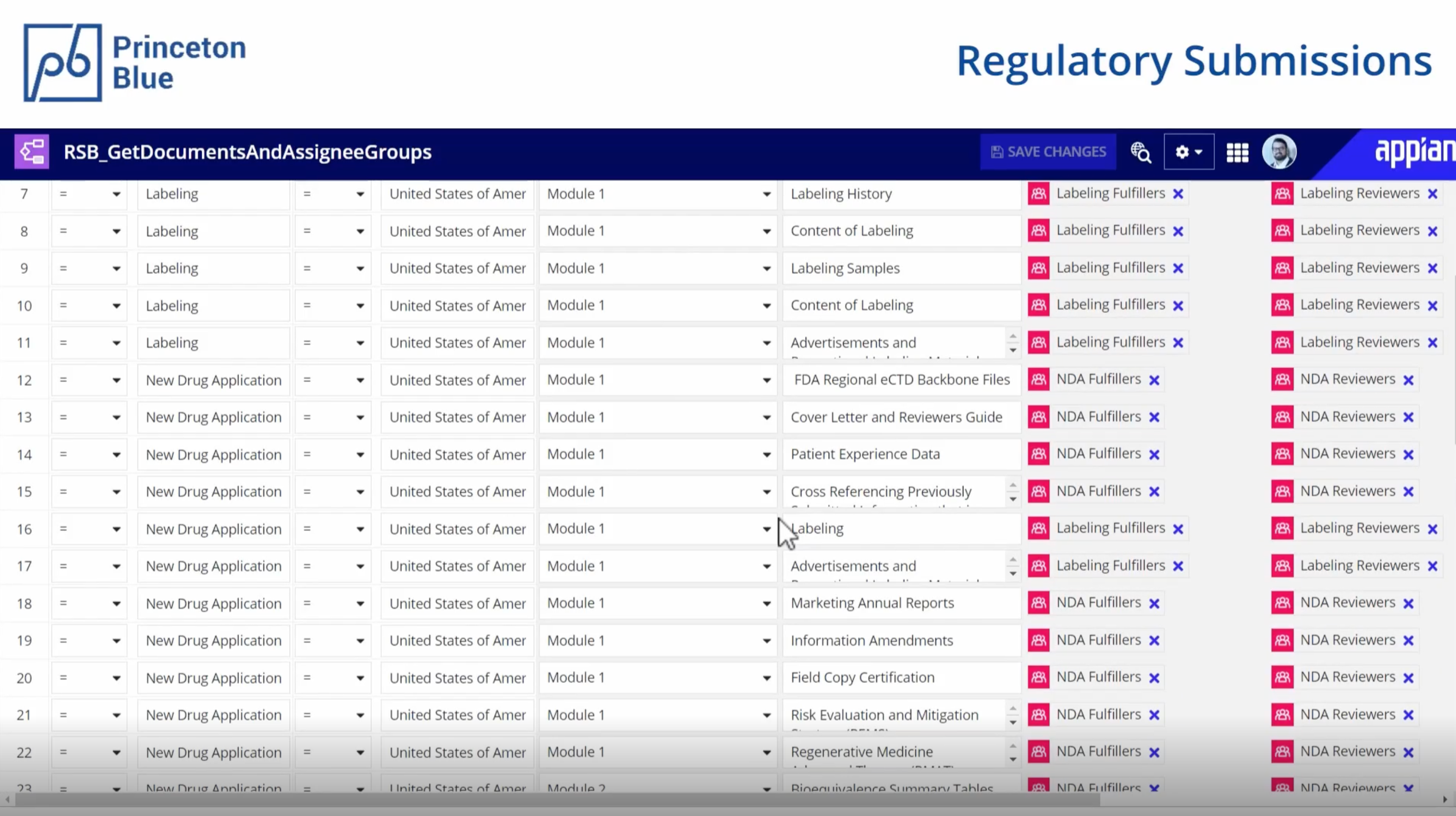 Regulatory Submissions screenshot 5