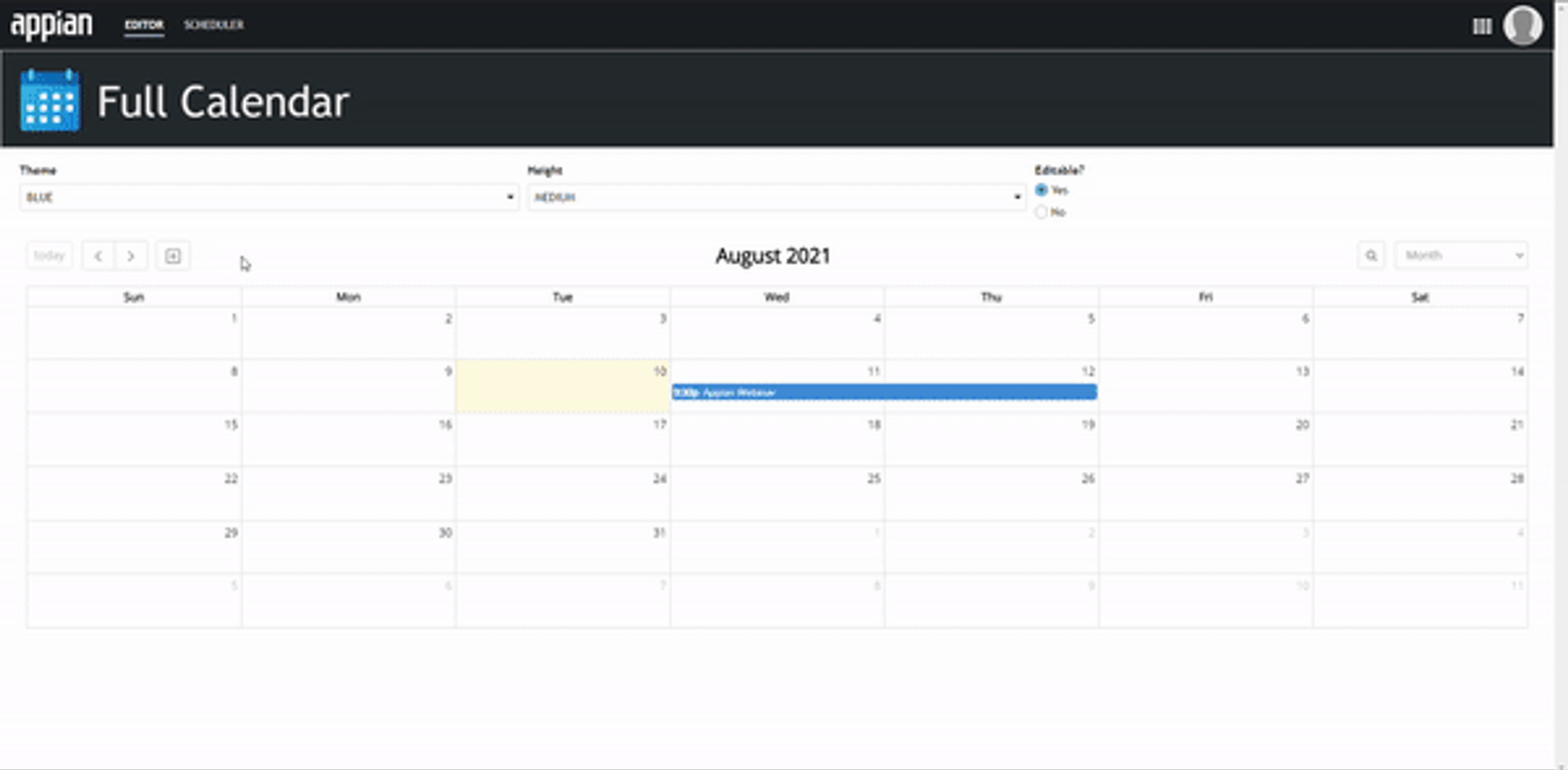 Full Calendar with Event Scheduling screenshot 4