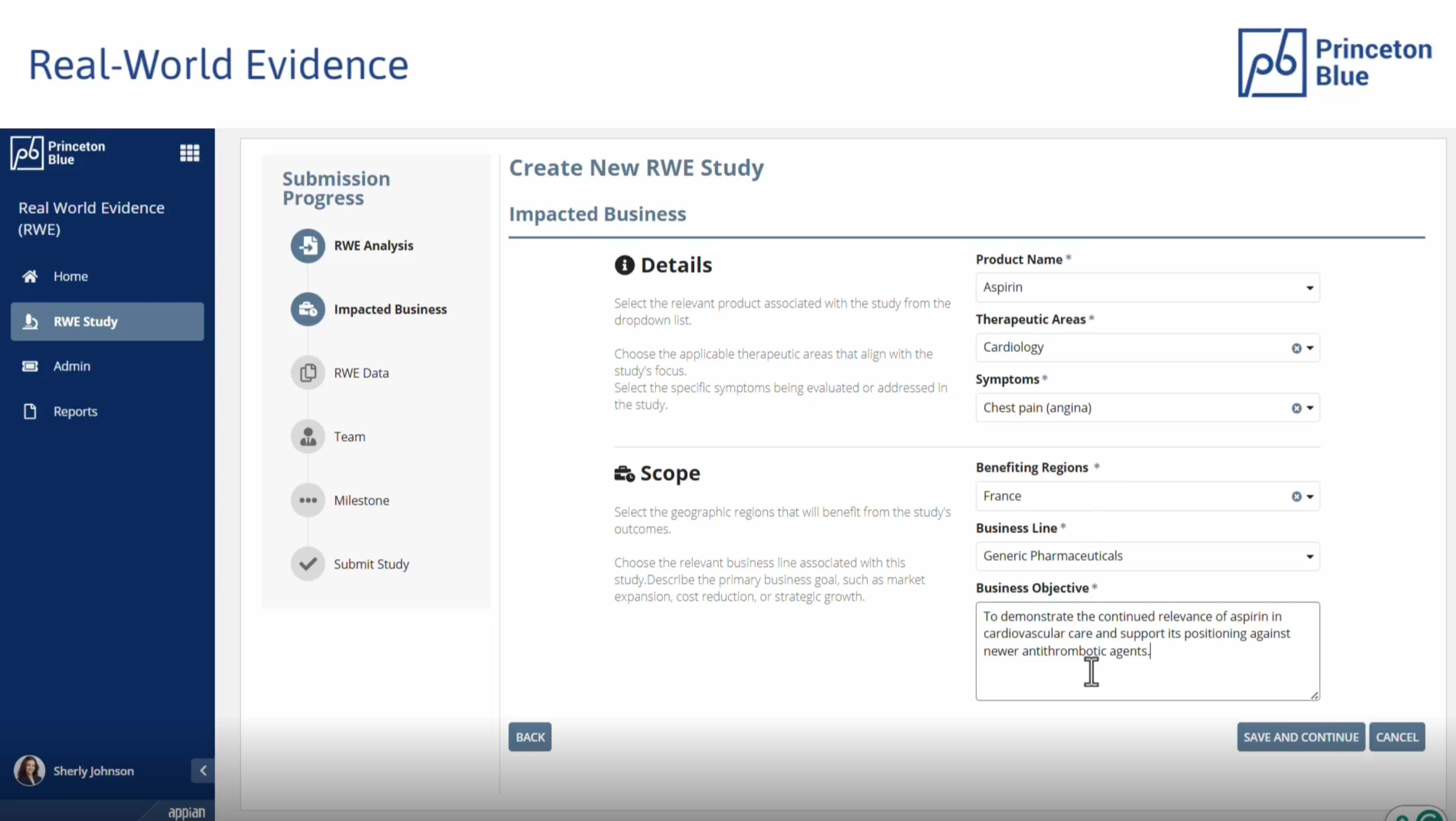 Real World Evidence screenshot 2