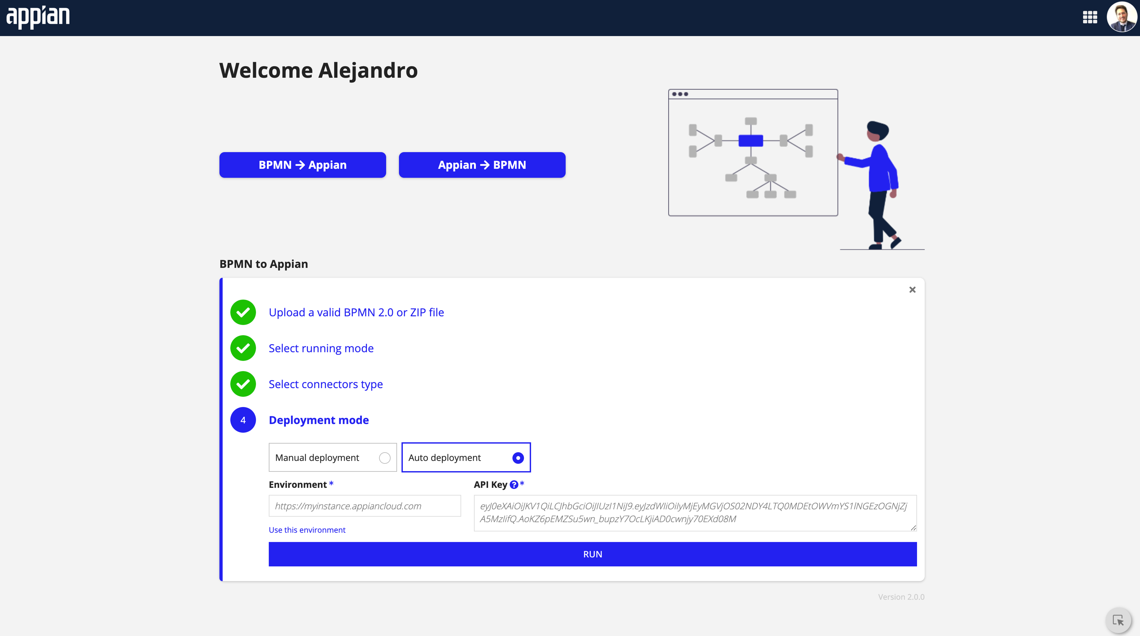 BPMN Transformer screenshot 4