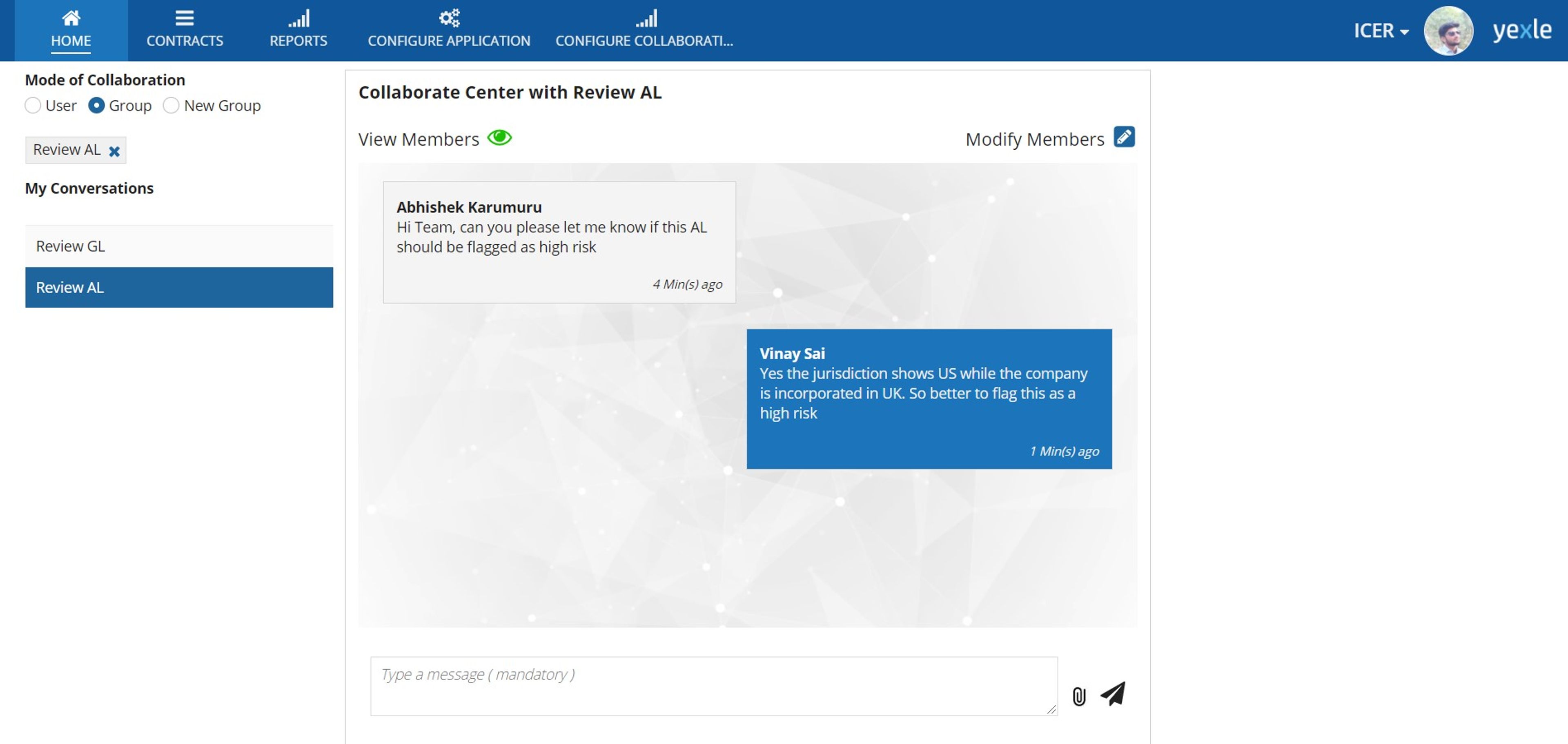 Intelligent Contract Extraction and Review (ICER) screenshot 4
