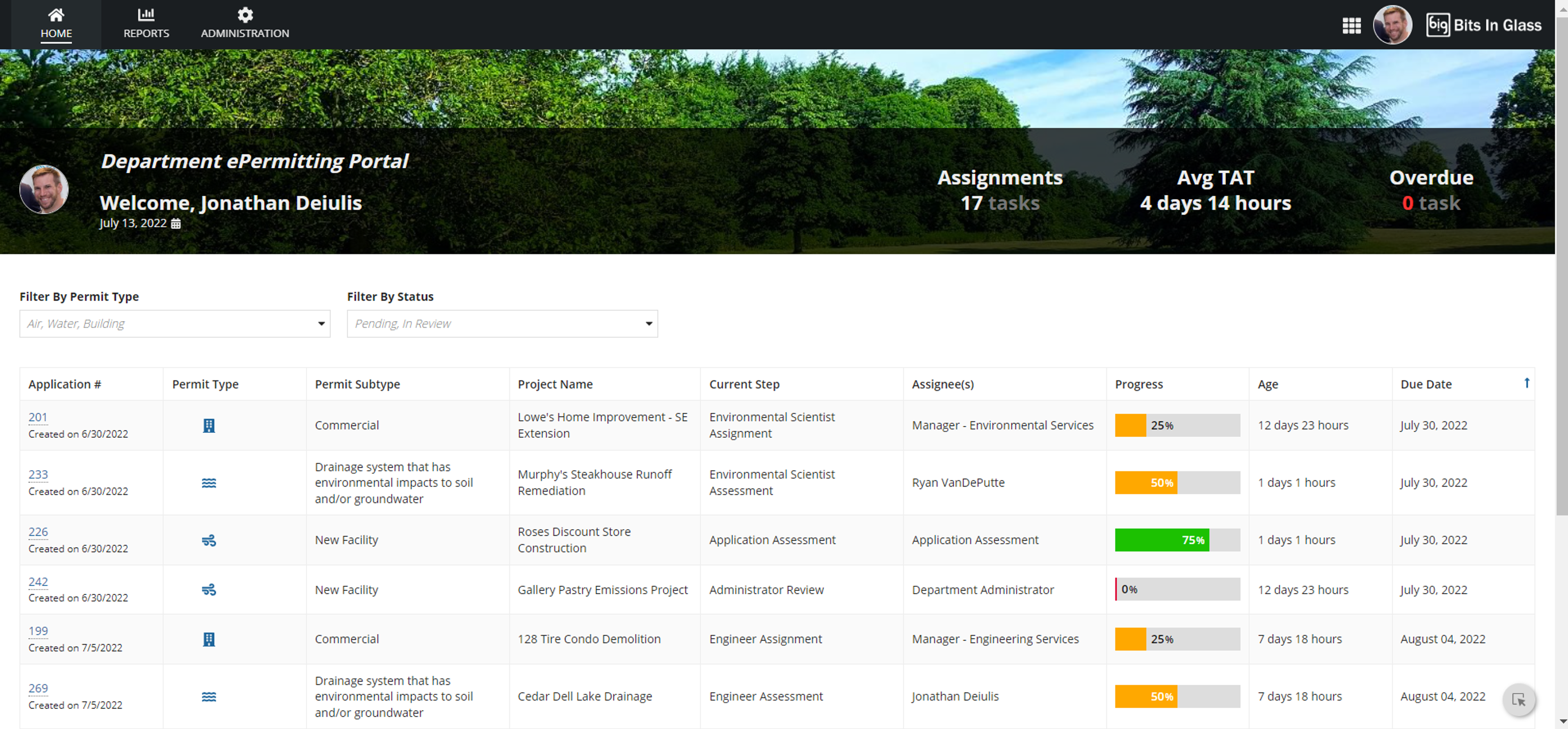ePermitting screenshot 4