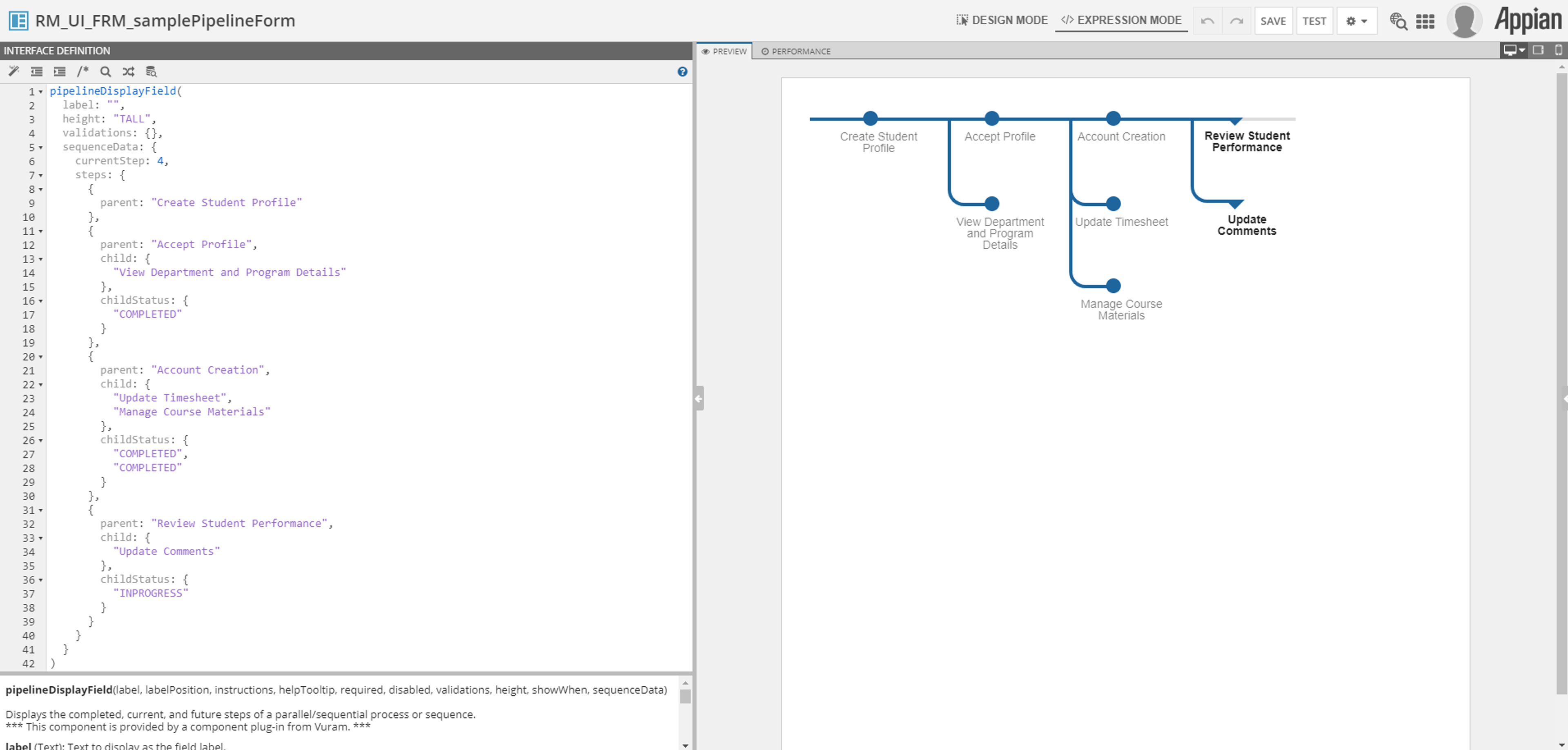 Pipeline Component screenshot 1