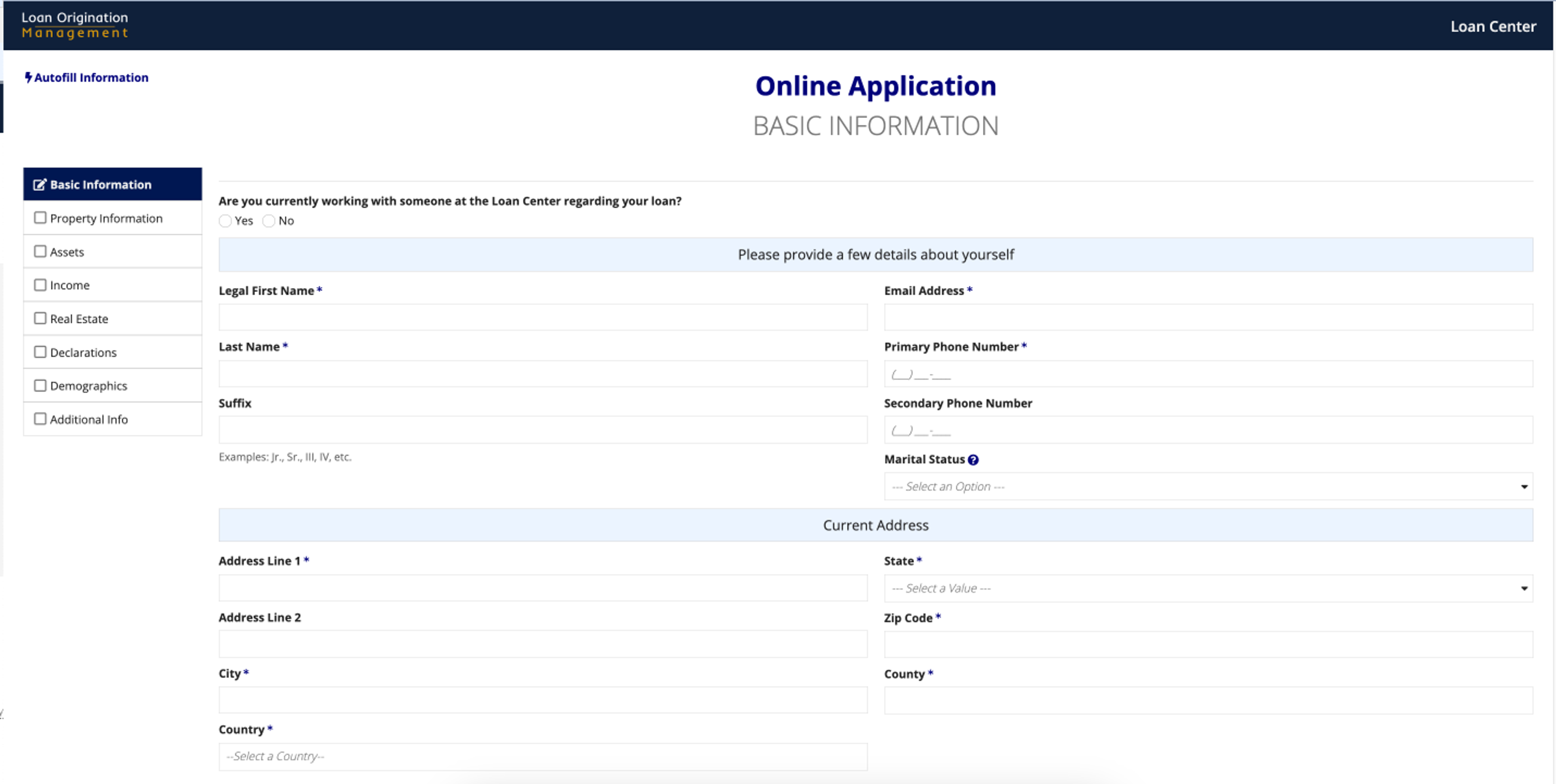 Loan Origination Management screenshot 2