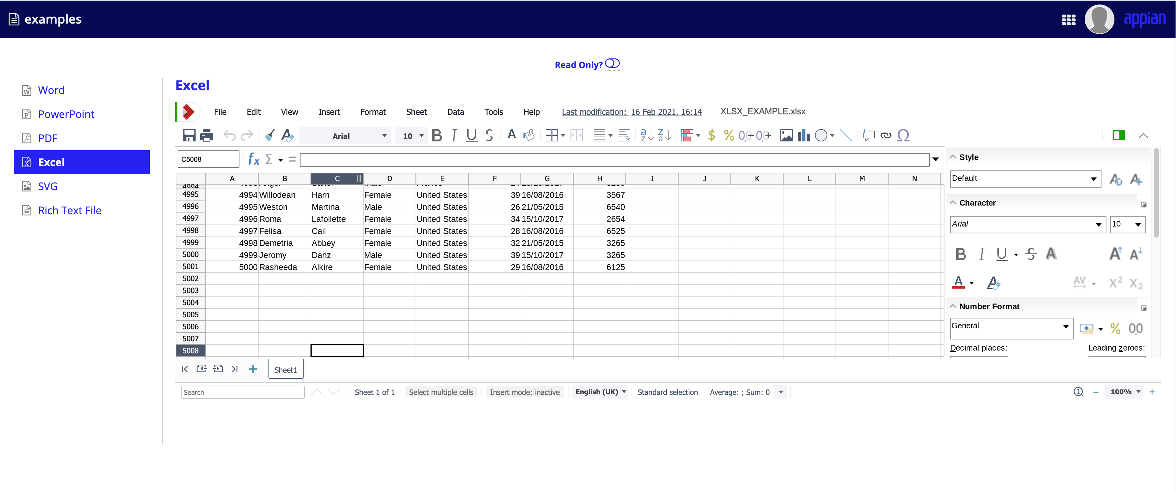 Online Office Functions screenshot 5