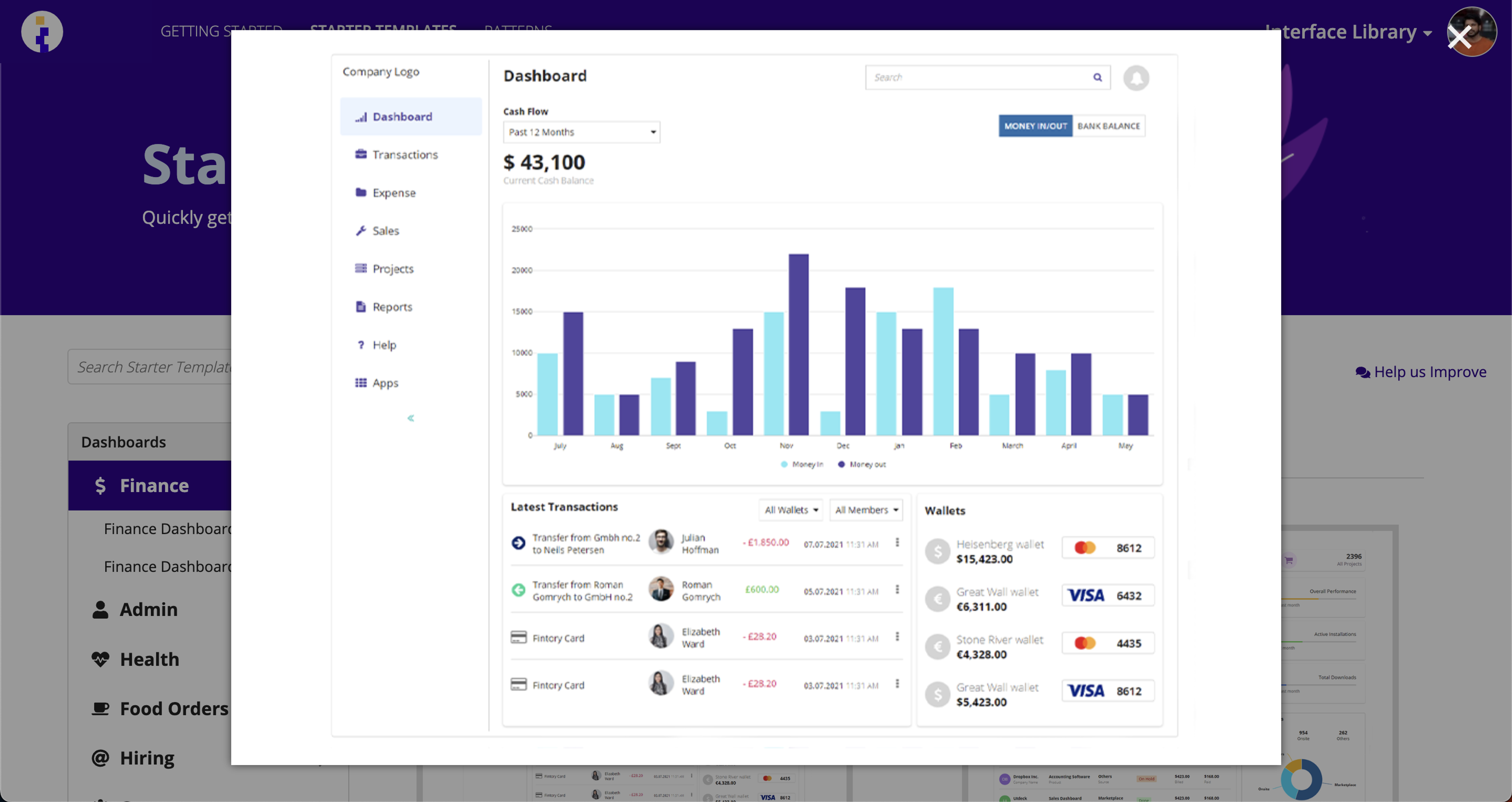 Interface Library screenshot 1