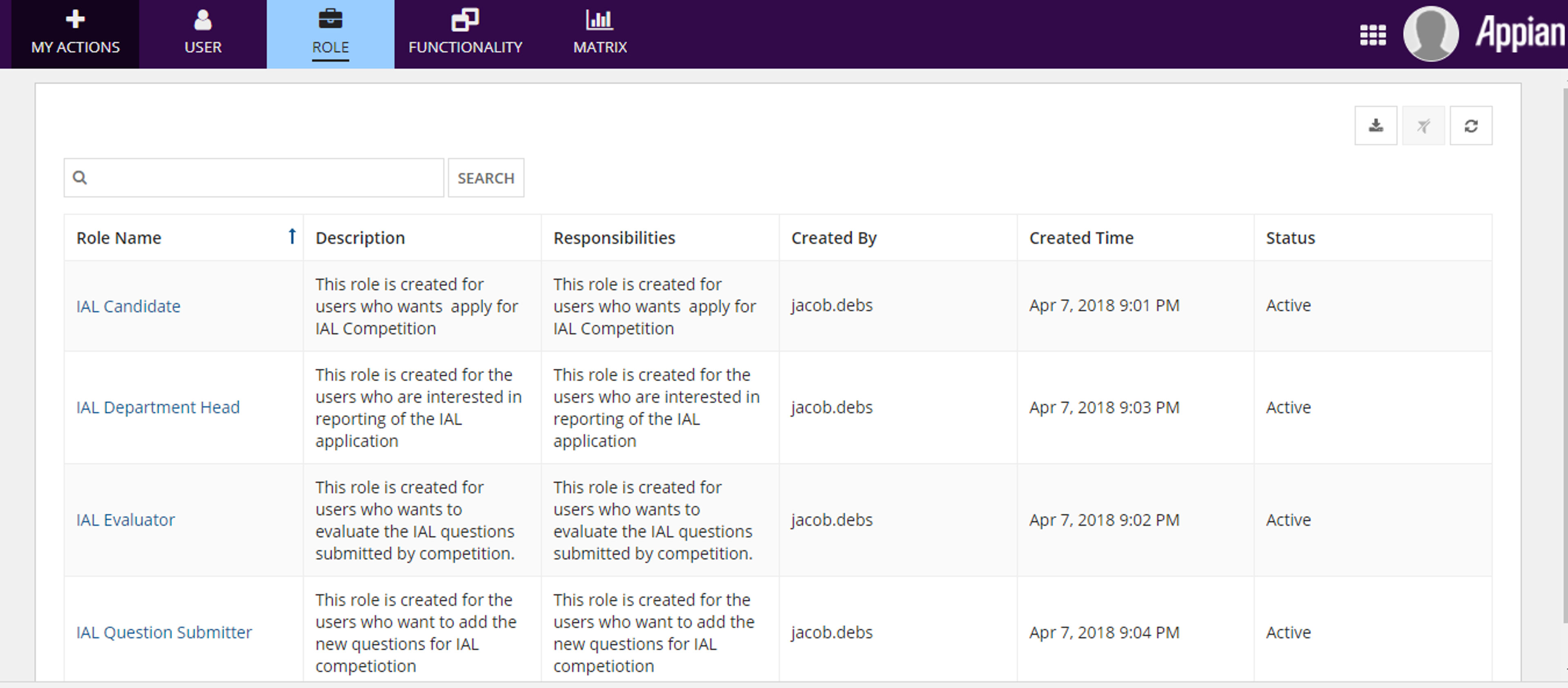 Security and Access Management (iSAM) screenshot 2