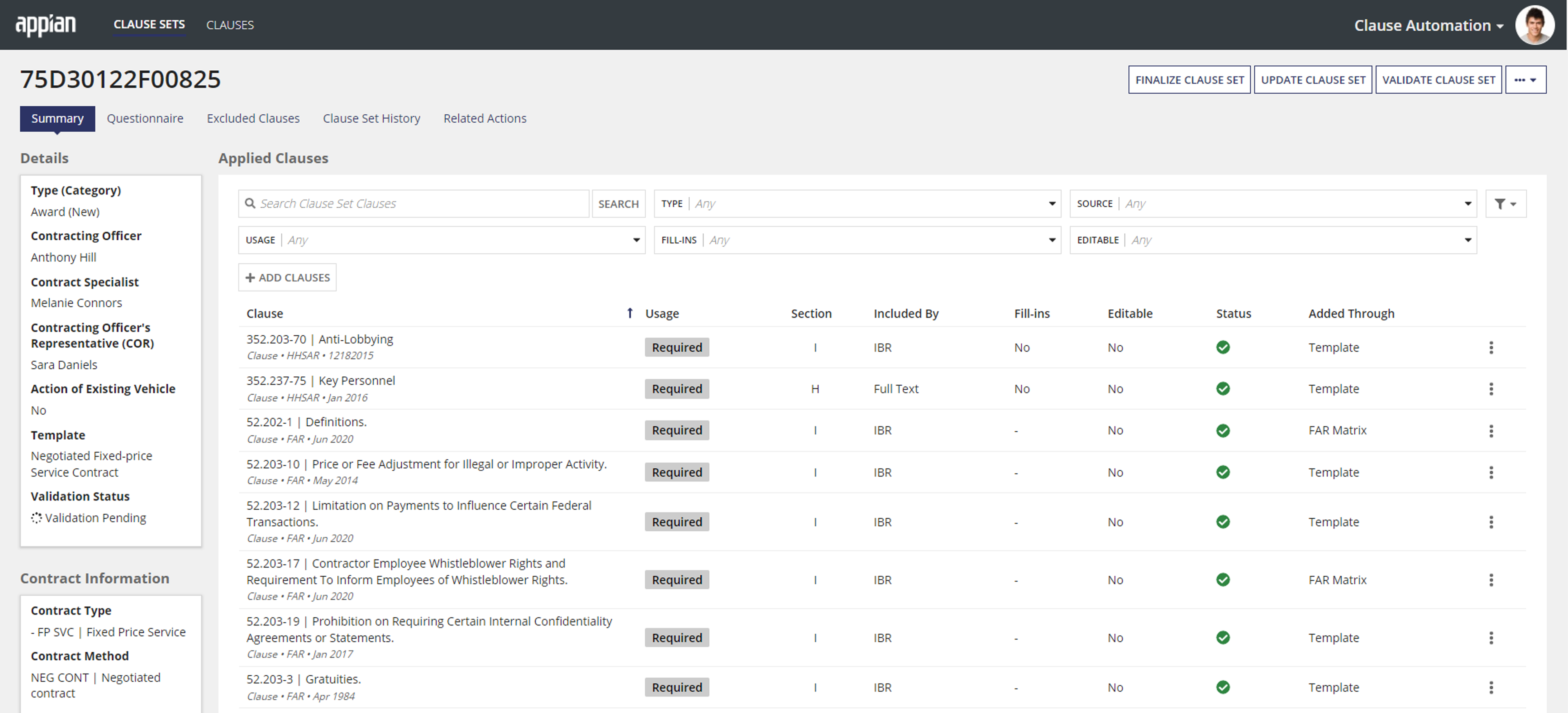 Clause Automation screenshot 3