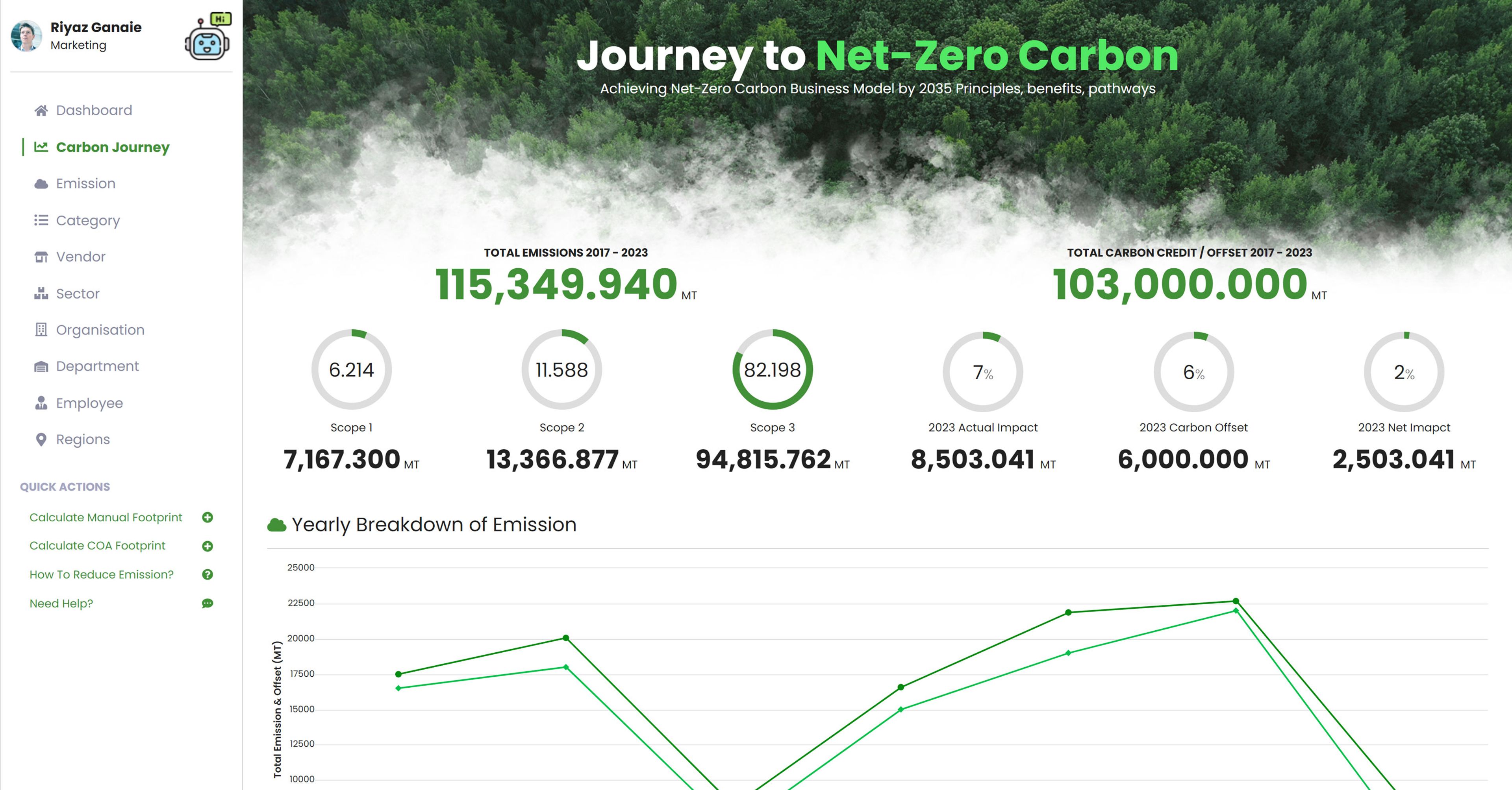 ESG Carbon Footprint screenshot 2