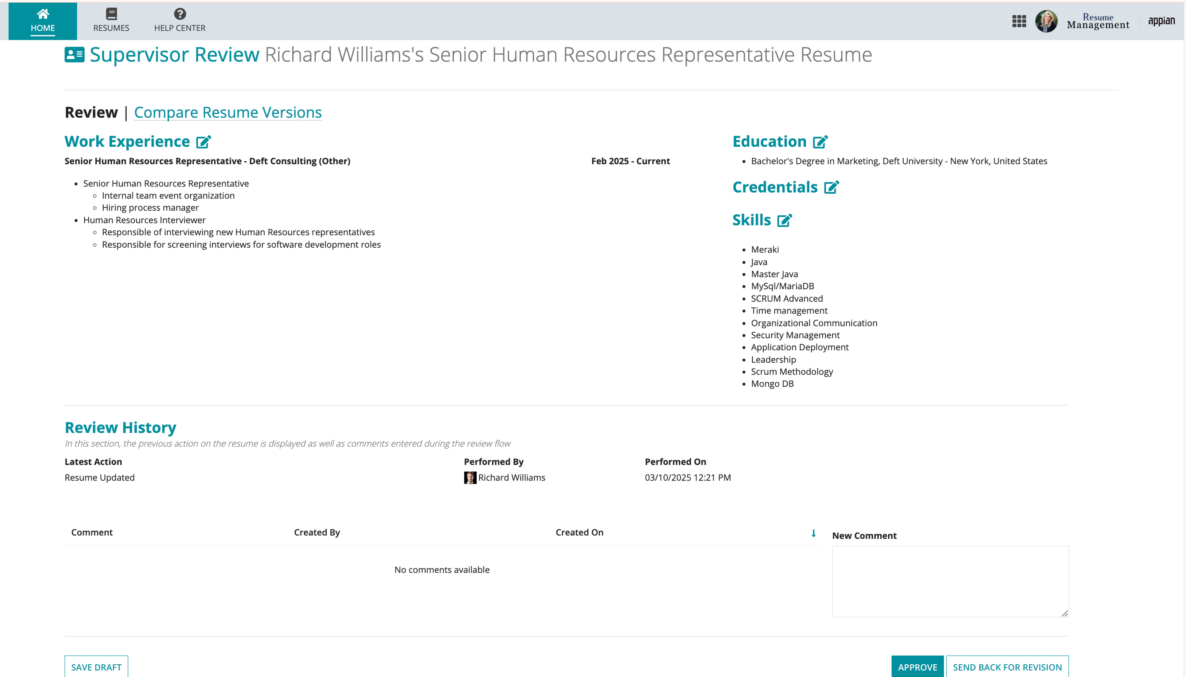 Resume Management System (RMS) screenshot 8