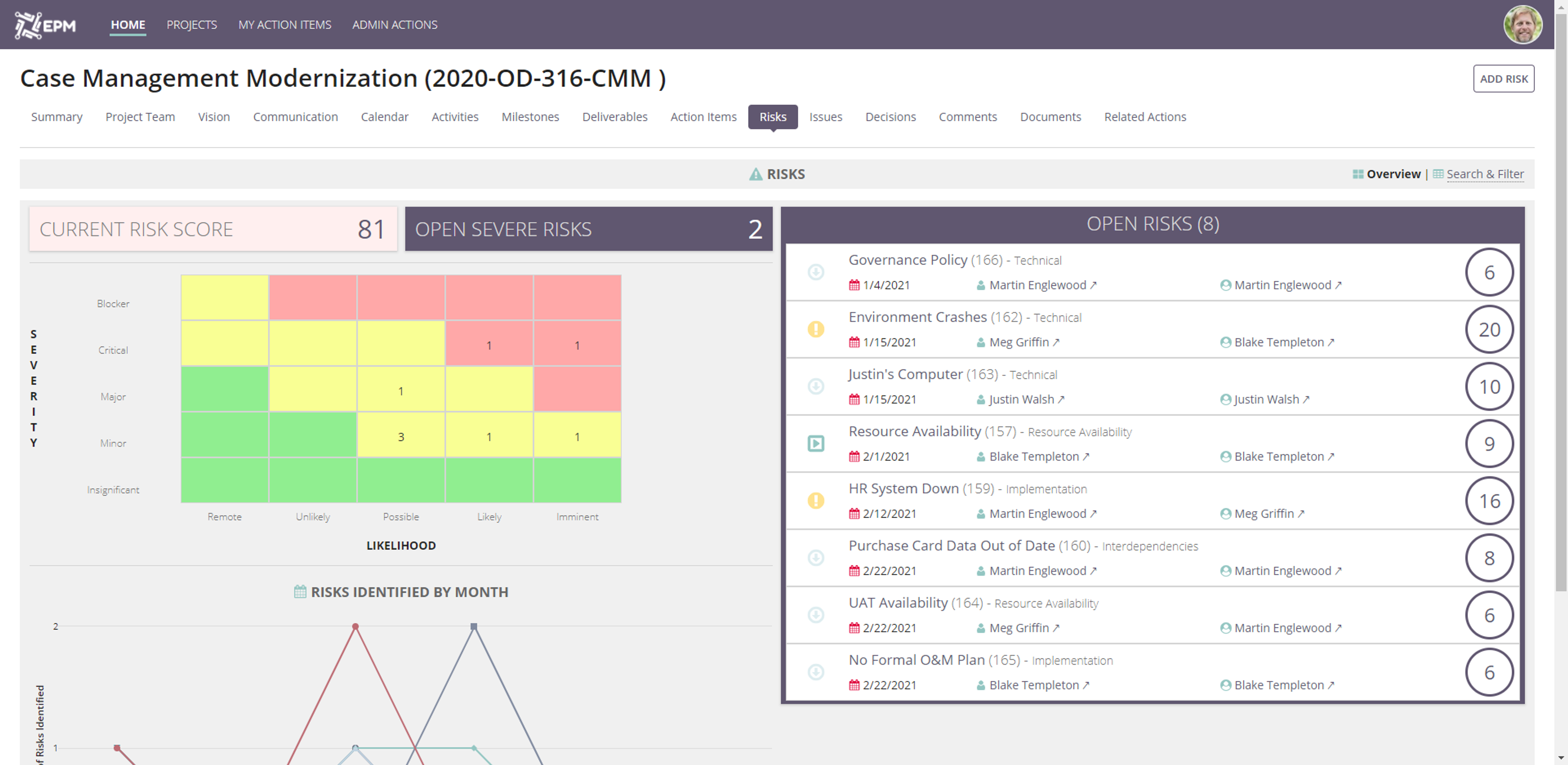 Enterprise Project Management screenshot 3