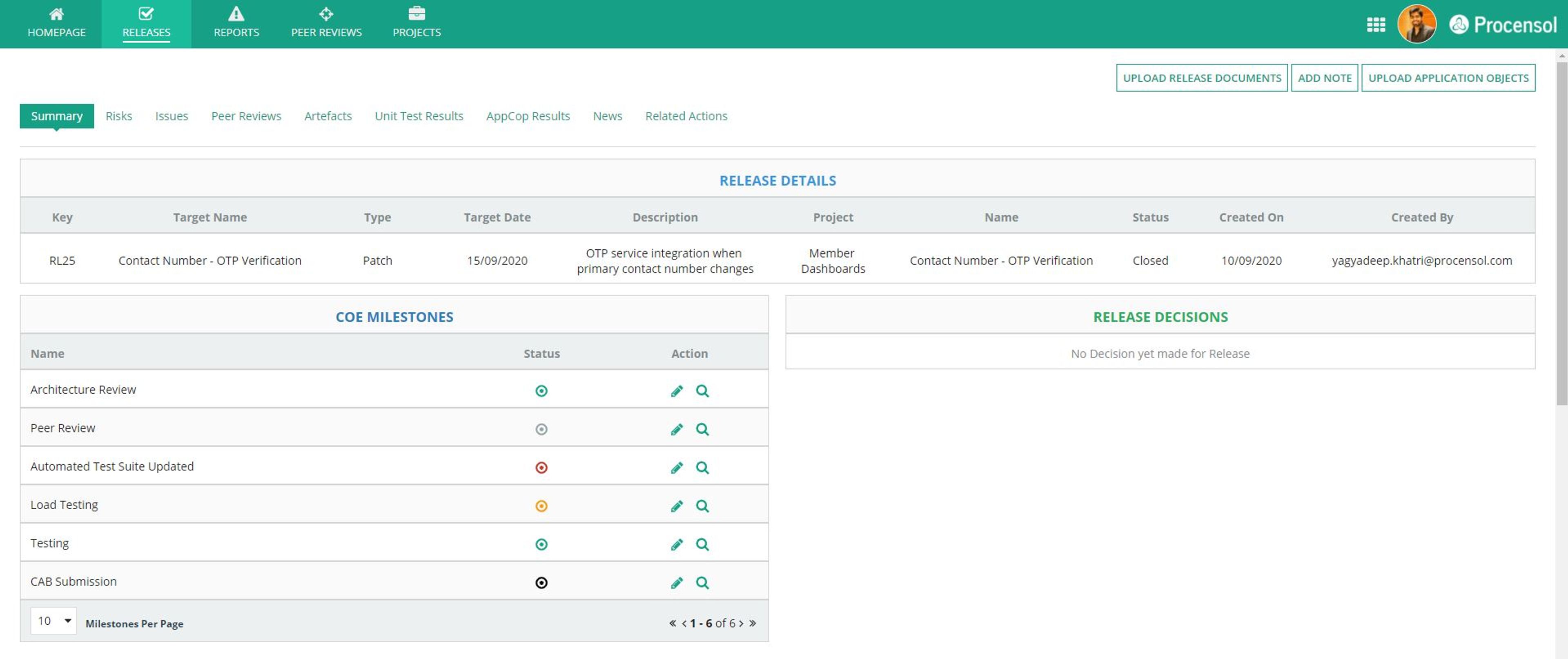 COE and AppCop screenshot 3