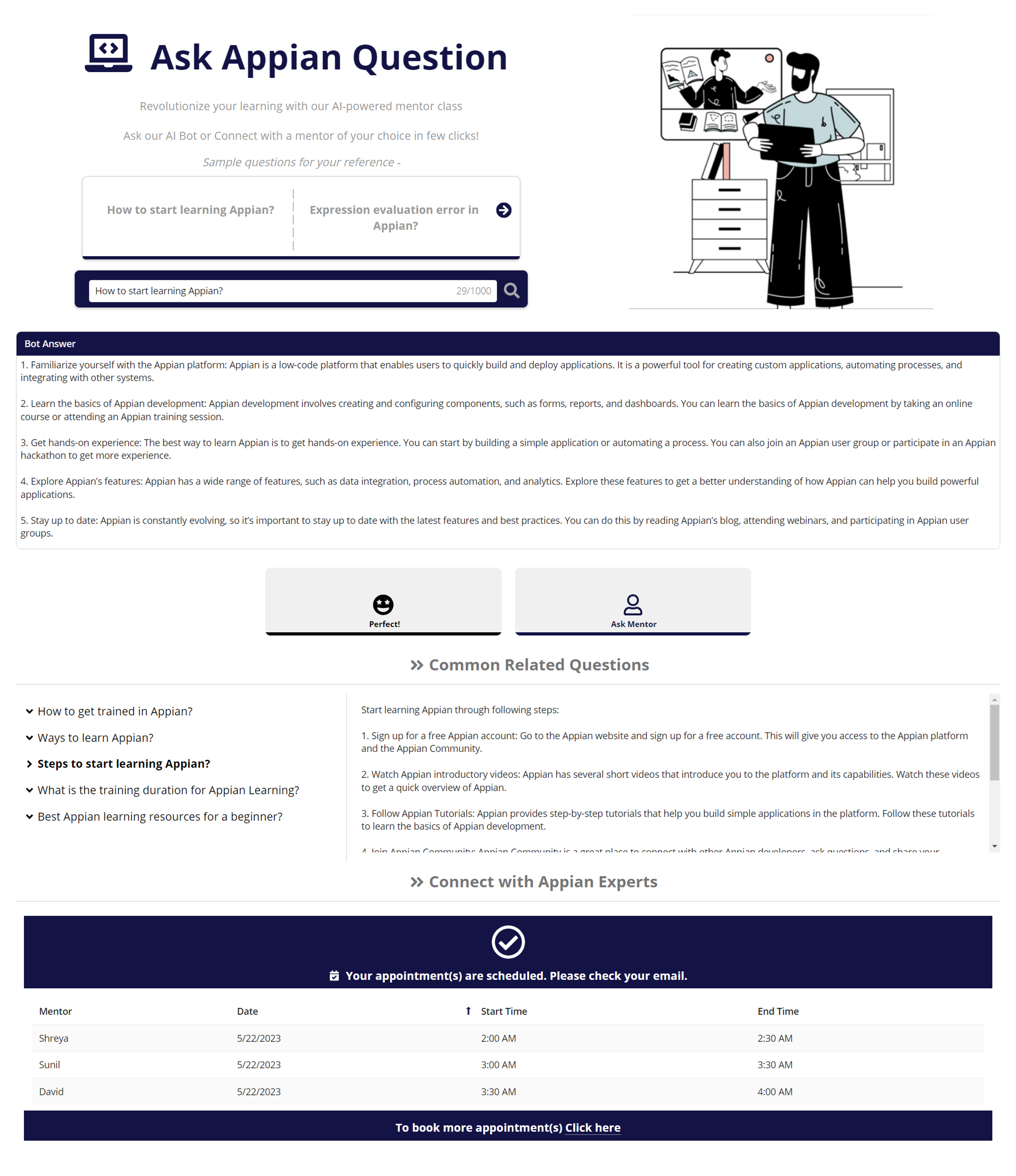 Smart Appian Technical Support and Training System screenshot 9