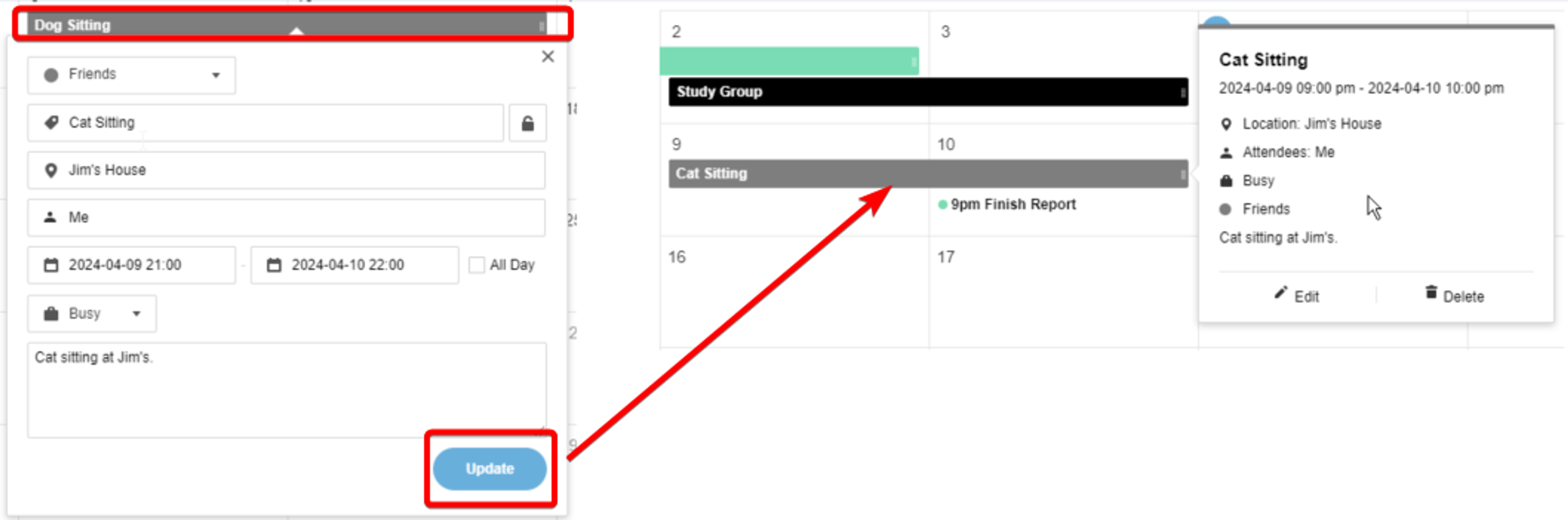 Calendar Display Component screenshot 6
