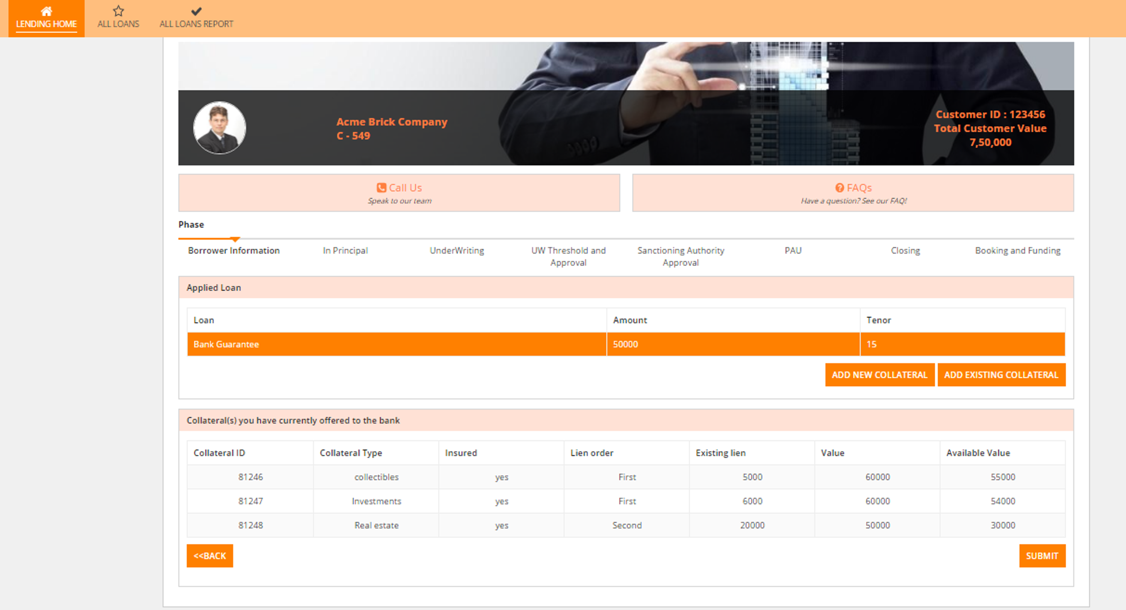 Commercial Credit Origination screenshot 2