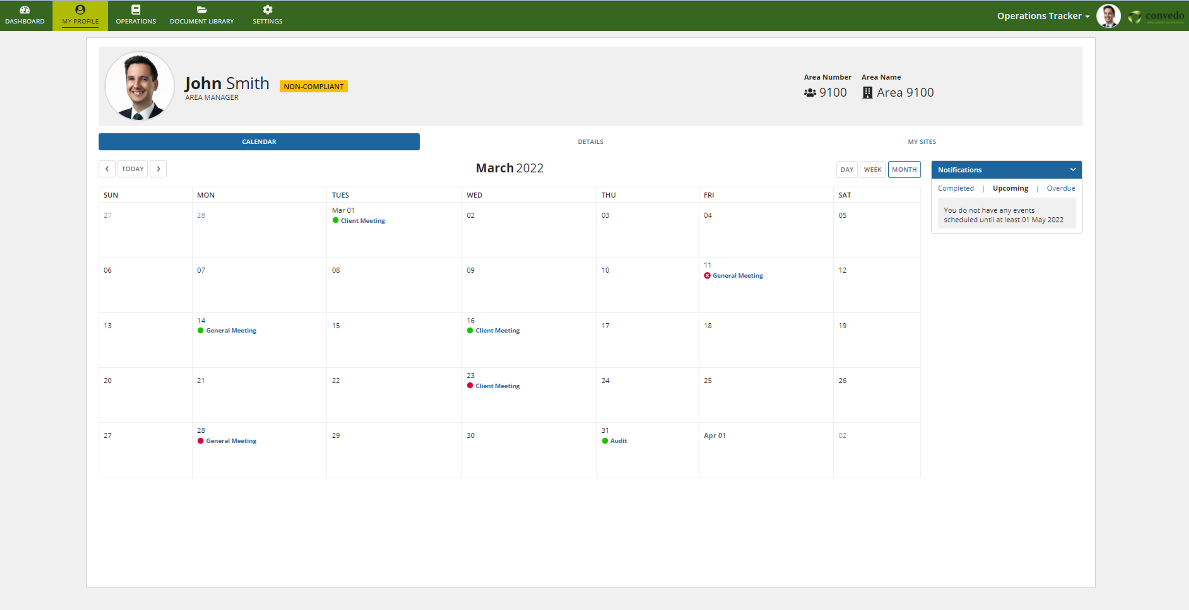 Convedo Operations Tracker screenshot 4