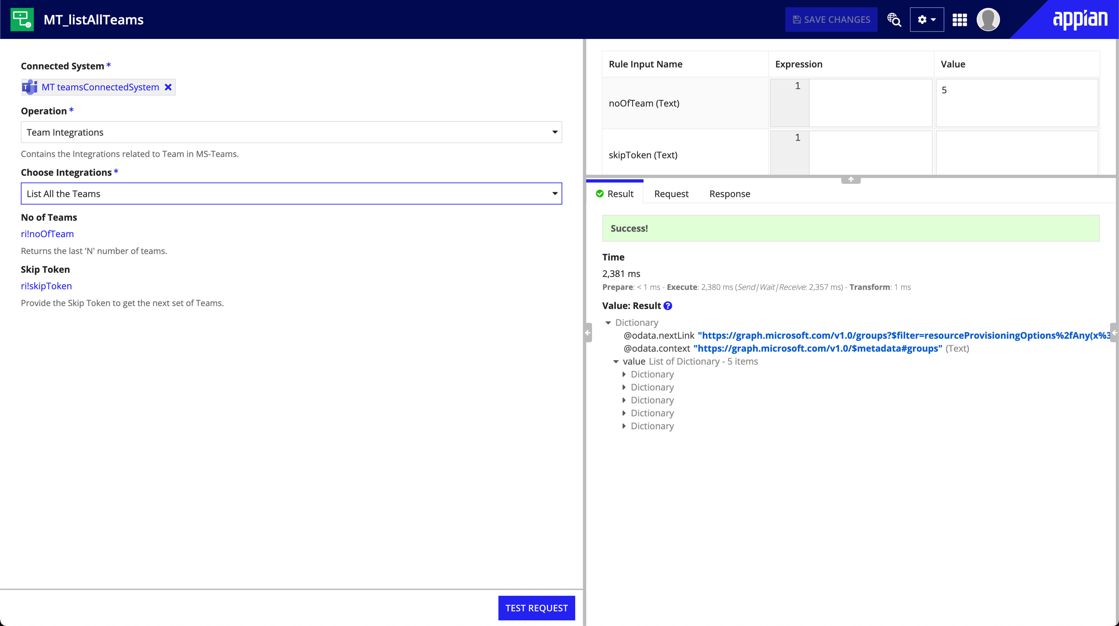 Microsoft Teams screenshot 2