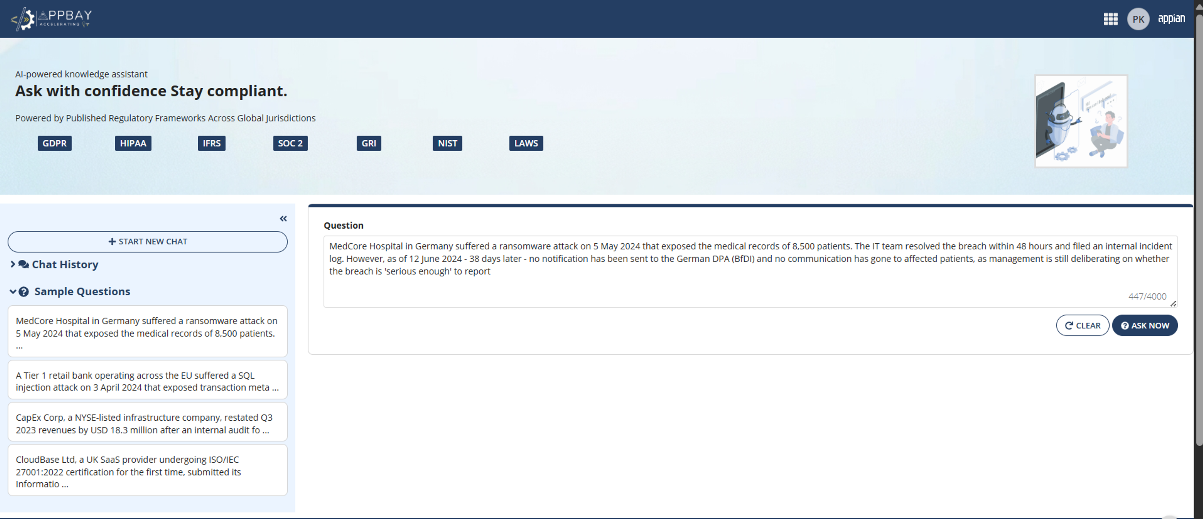 AskCompliance AI screenshot 2