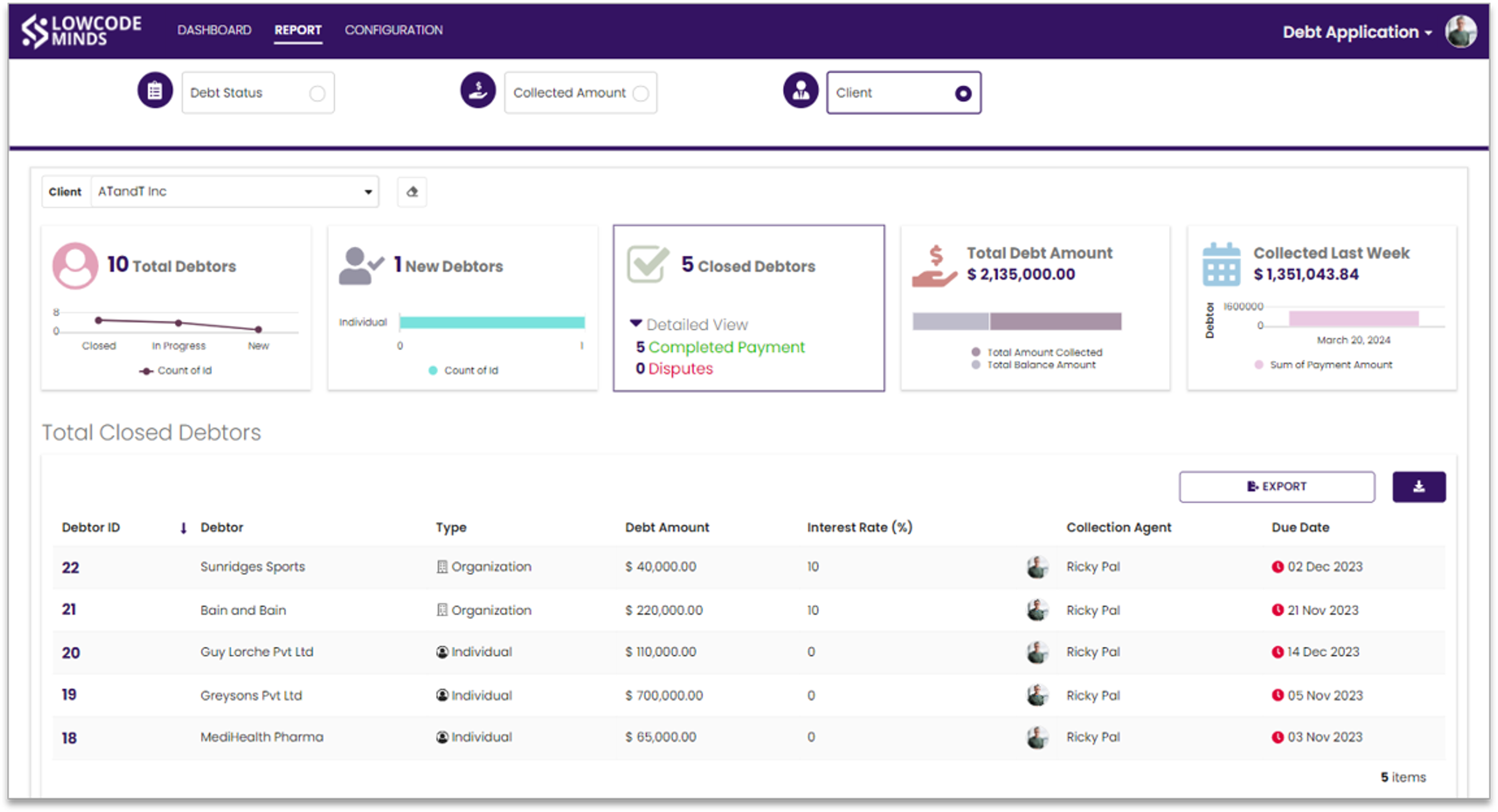 Lowcodeminds Recovr - Debt Collection Solution screenshot 6