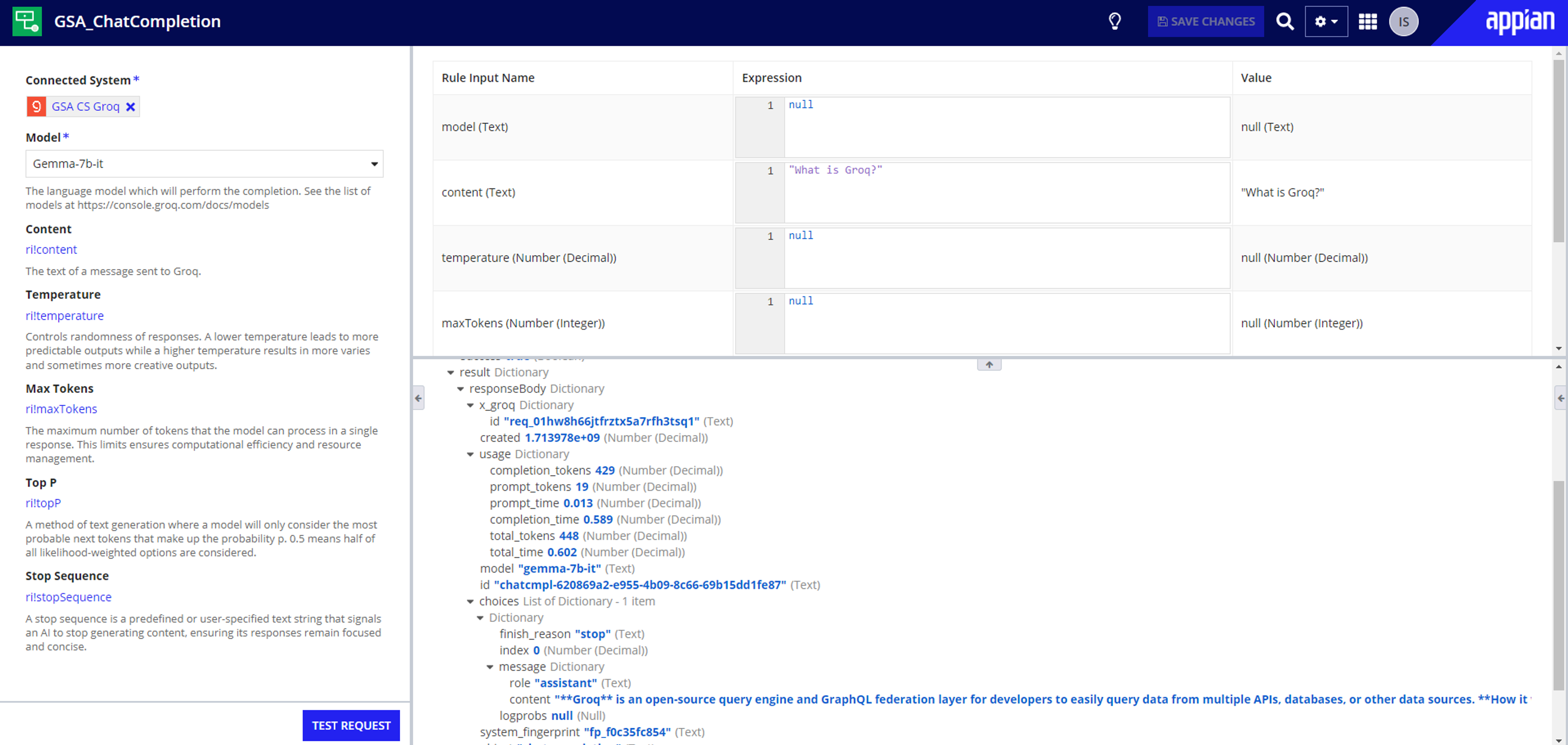 Appian Connected Systems - Groq screenshot 3