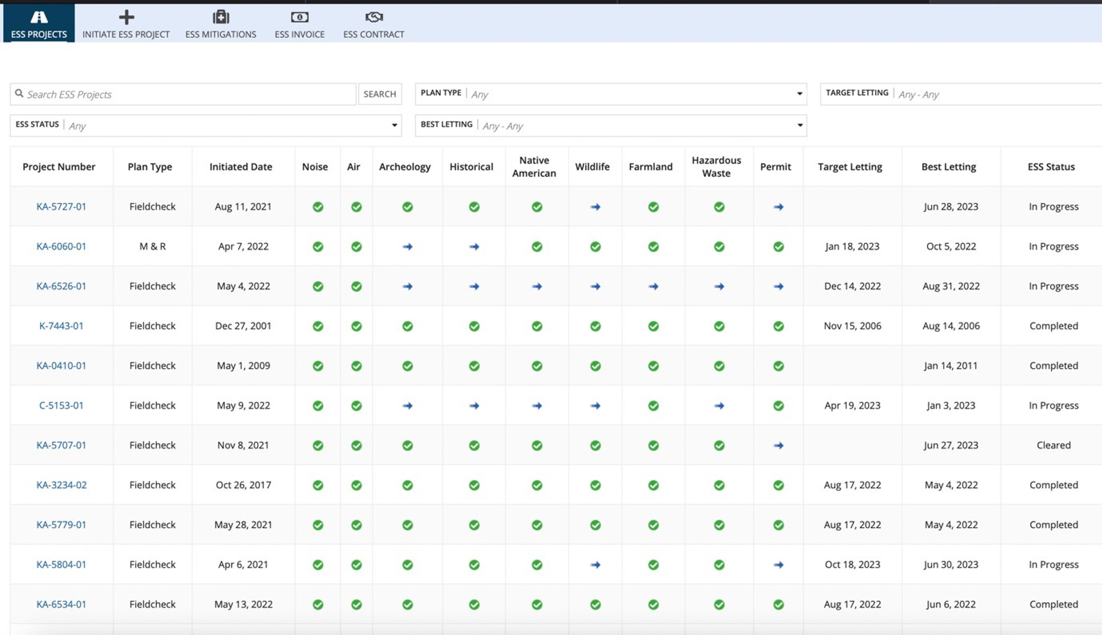 Permitting and Right Of Way System screenshot 1