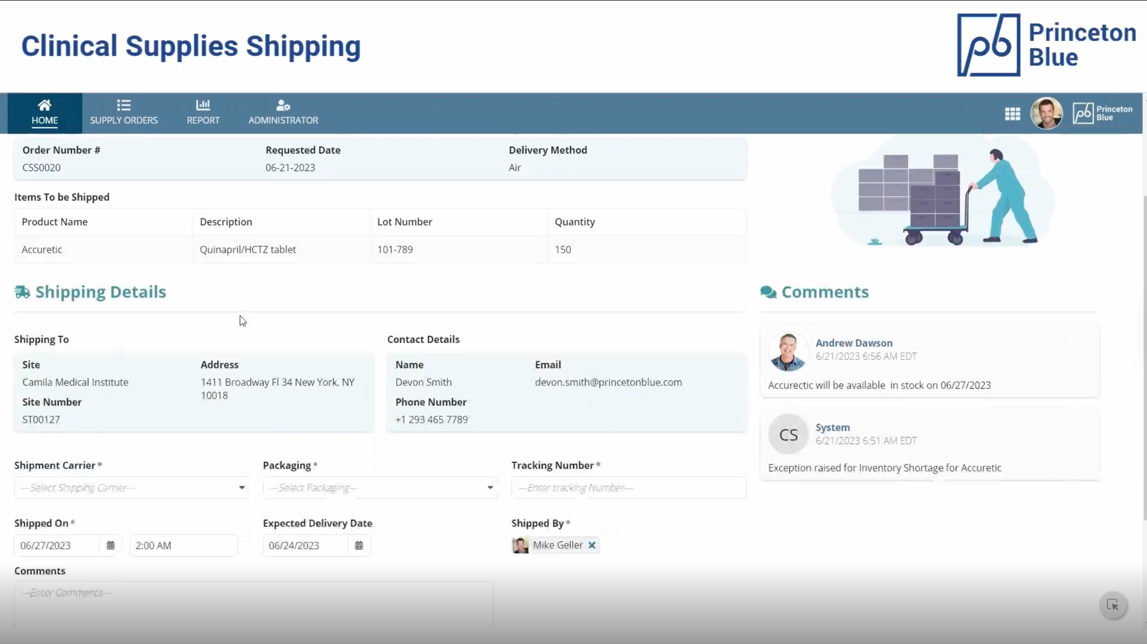 Clinical Supplies Shipping screenshot 9