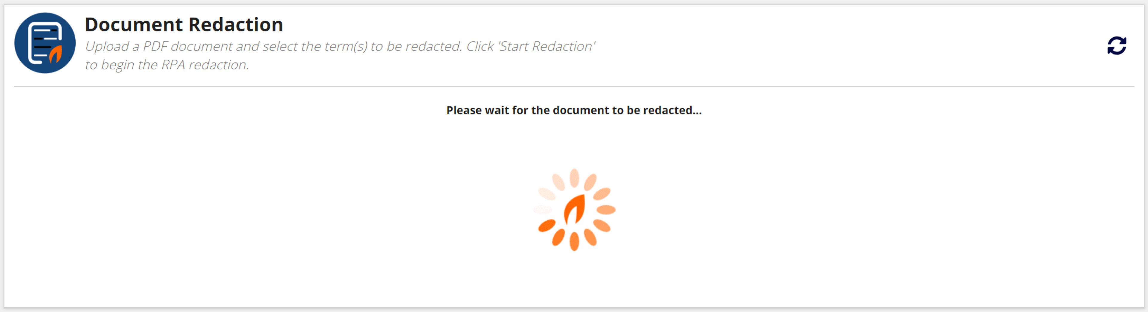 Document Redaction Component screenshot 2