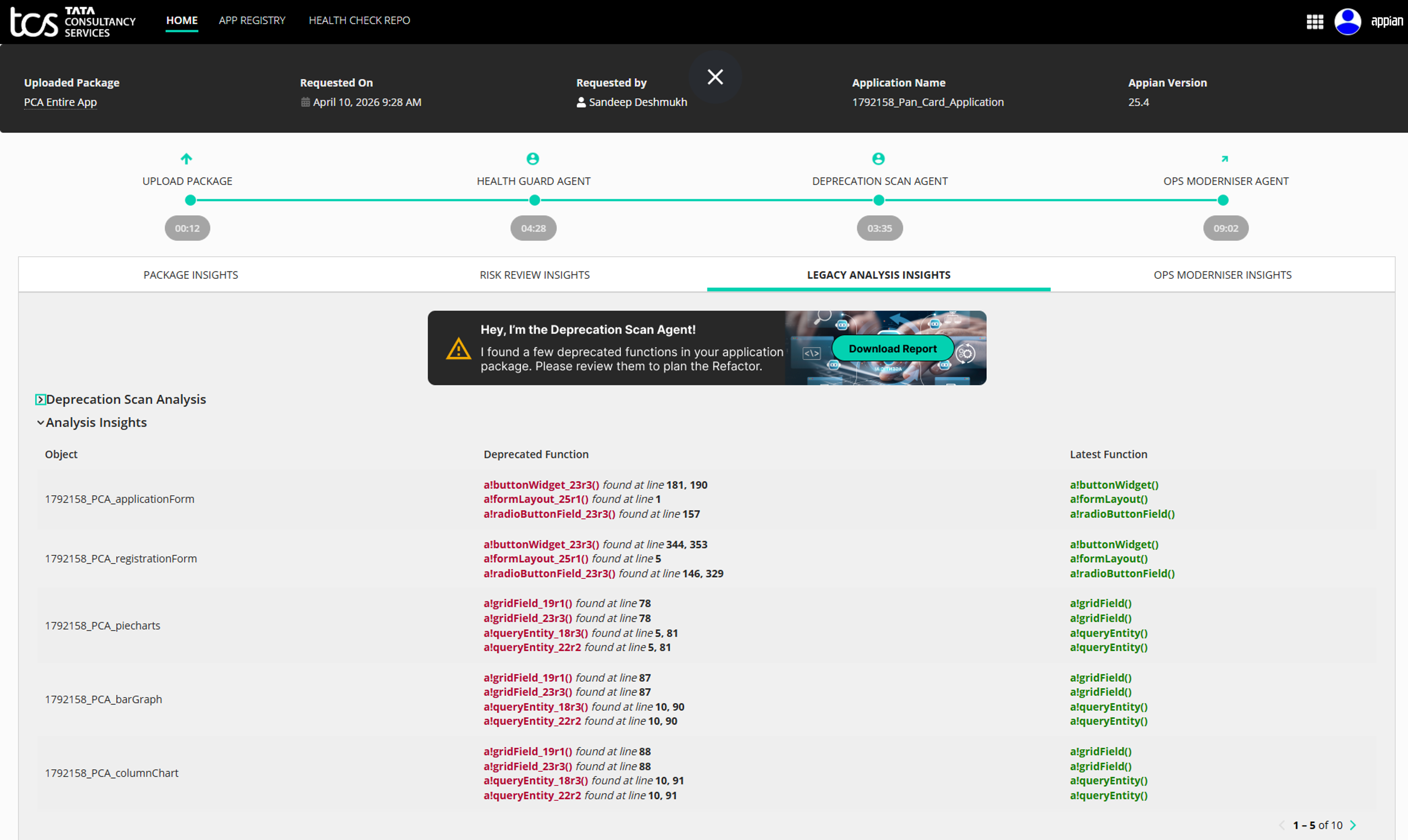 Agentic Enabled Ops Moderniser screenshot 4