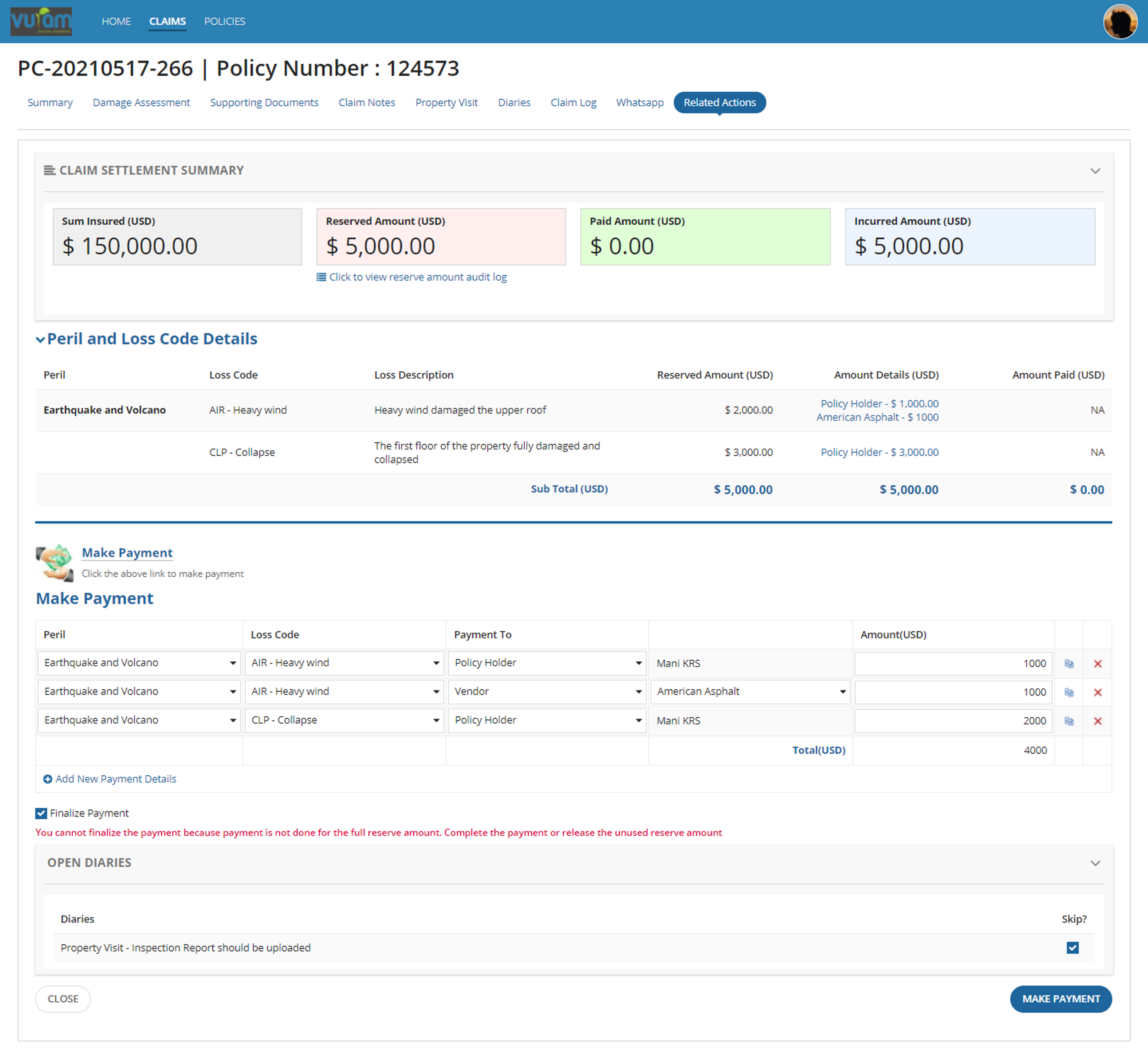 Rapid Claims screenshot 4