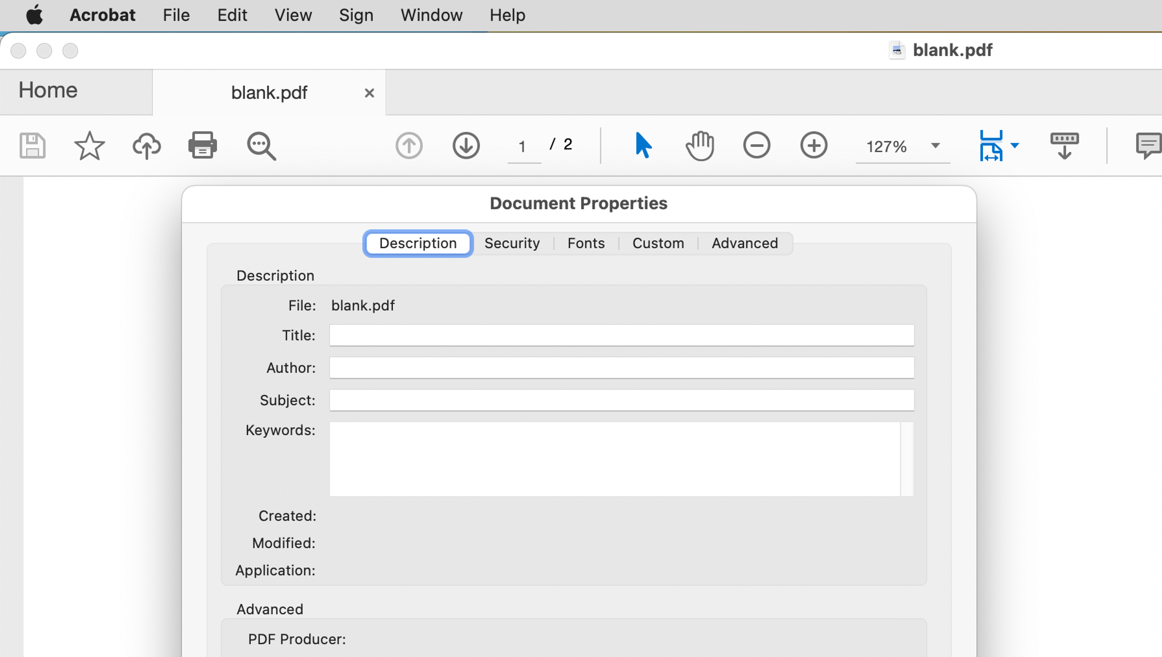 PDF Metadata Utils screenshot 2