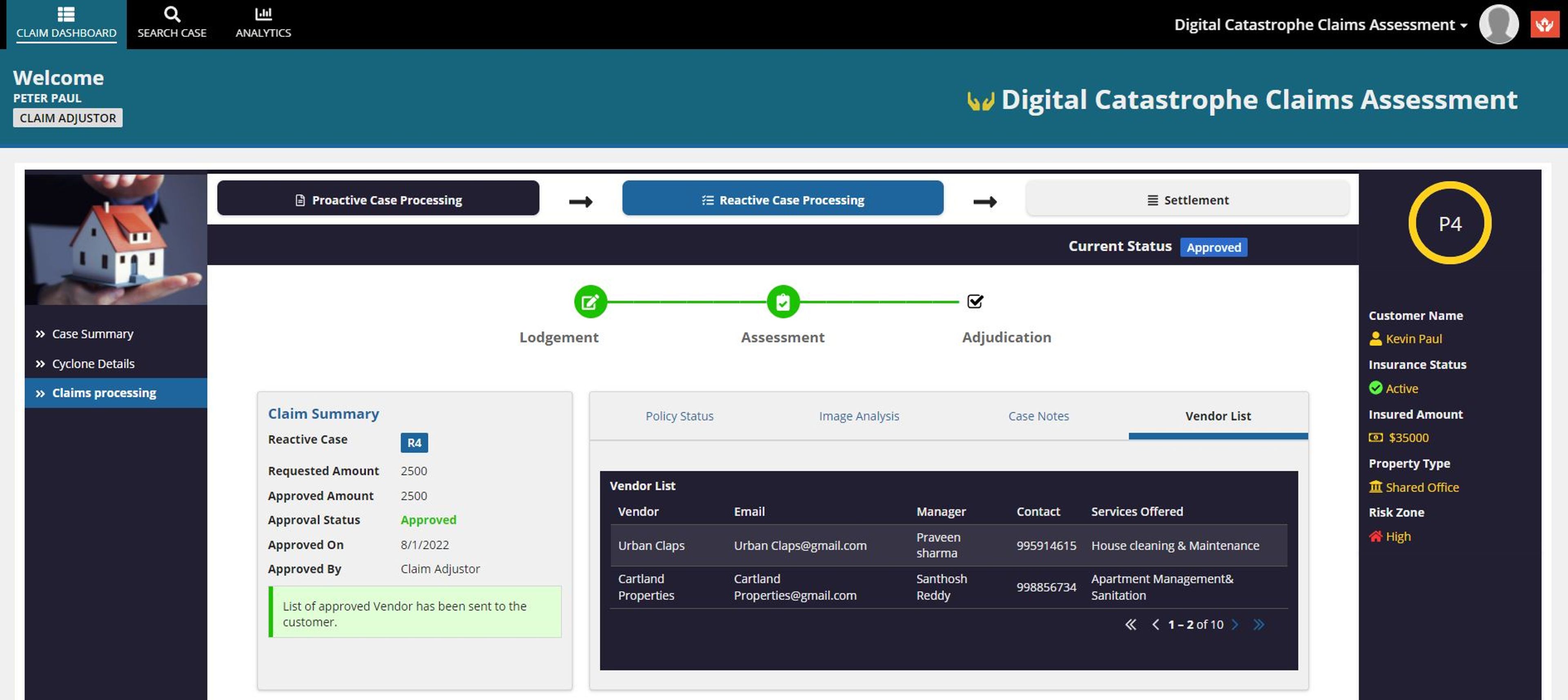 Digital Catastrophe Claims Assessment screenshot 9