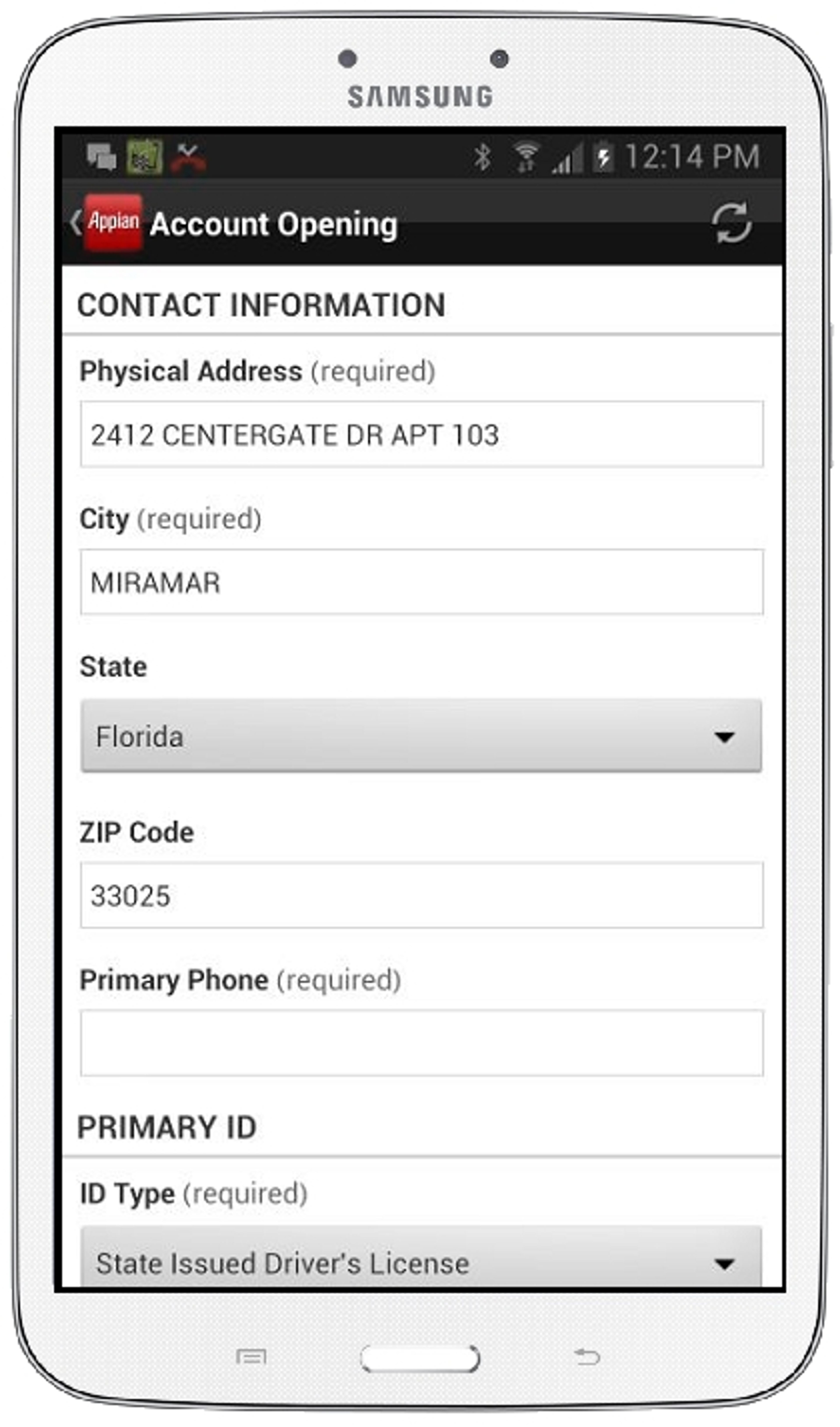 Retail Bank Digital Account Opening screenshot 3