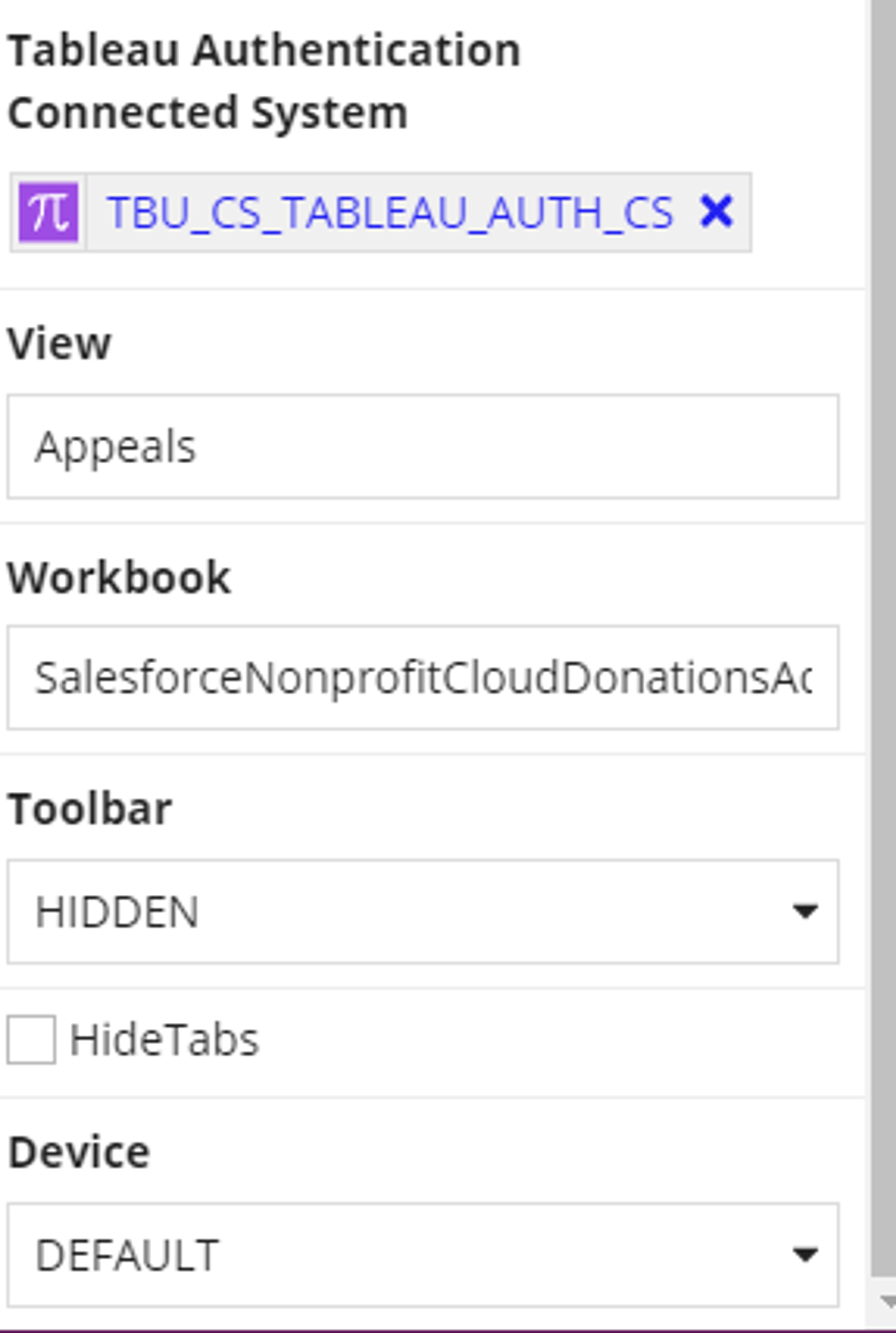 EmbedTableau screenshot 1