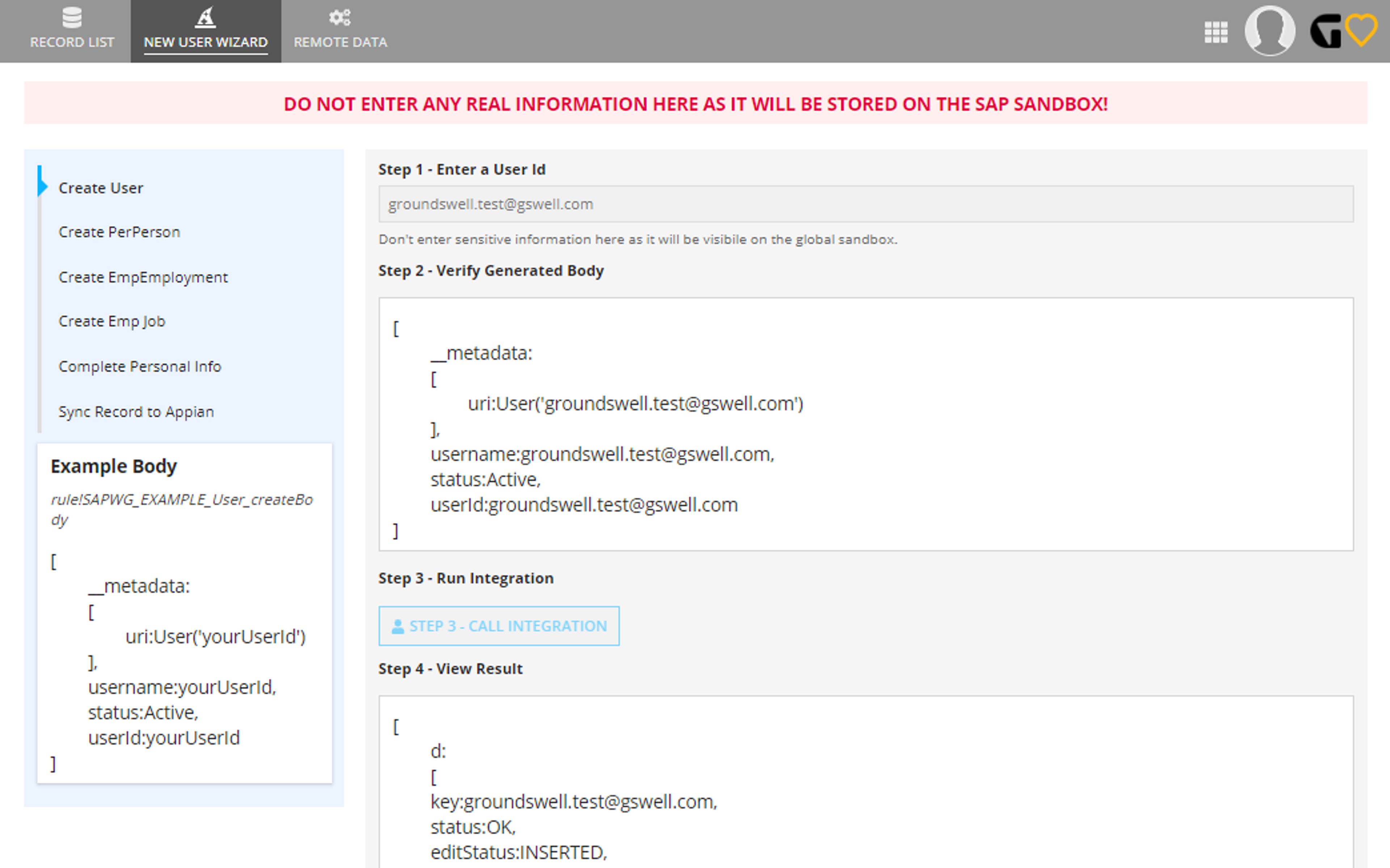 SAP SuccessFactors Utility screenshot 5